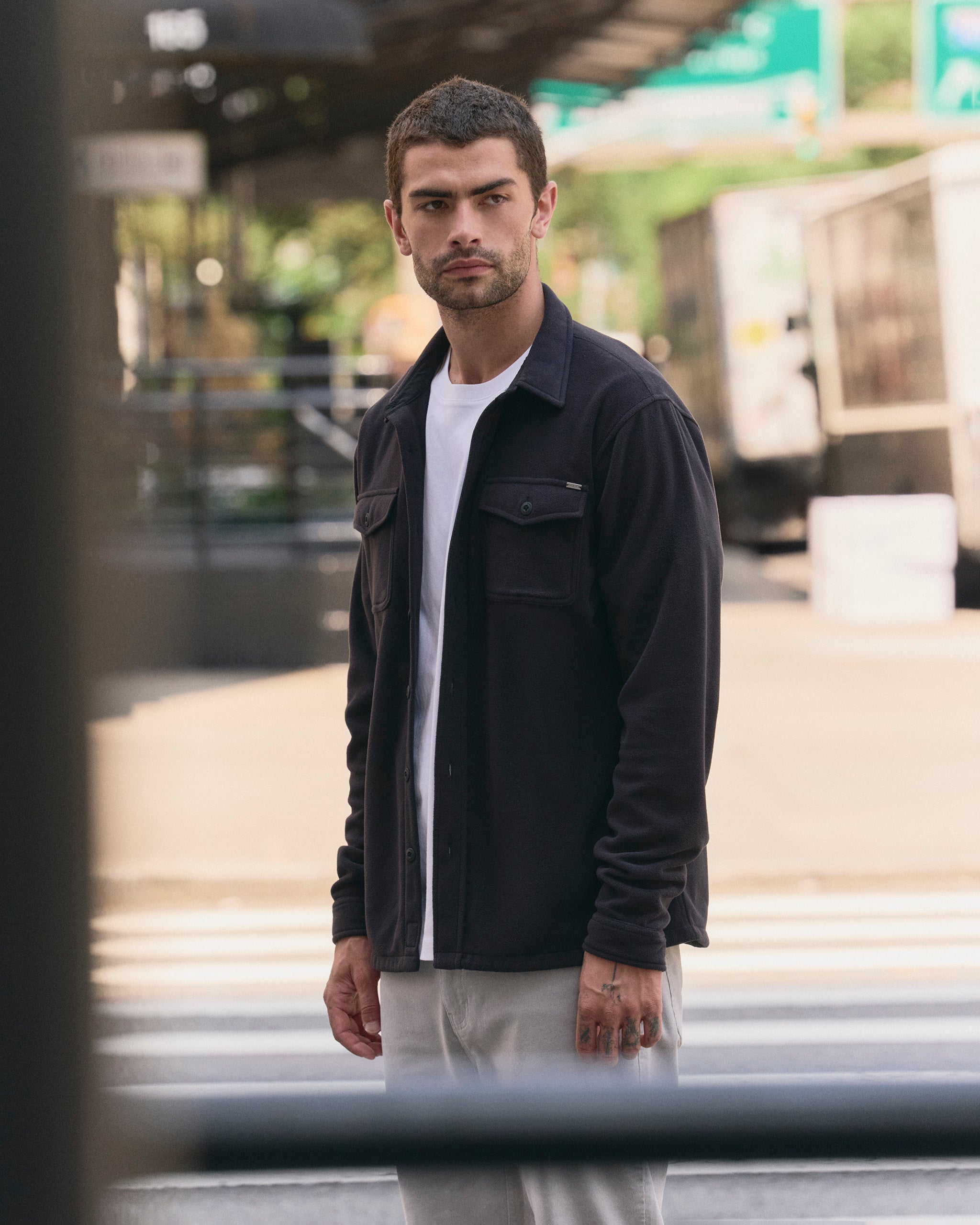 Aspen Shirt Jacket | Black