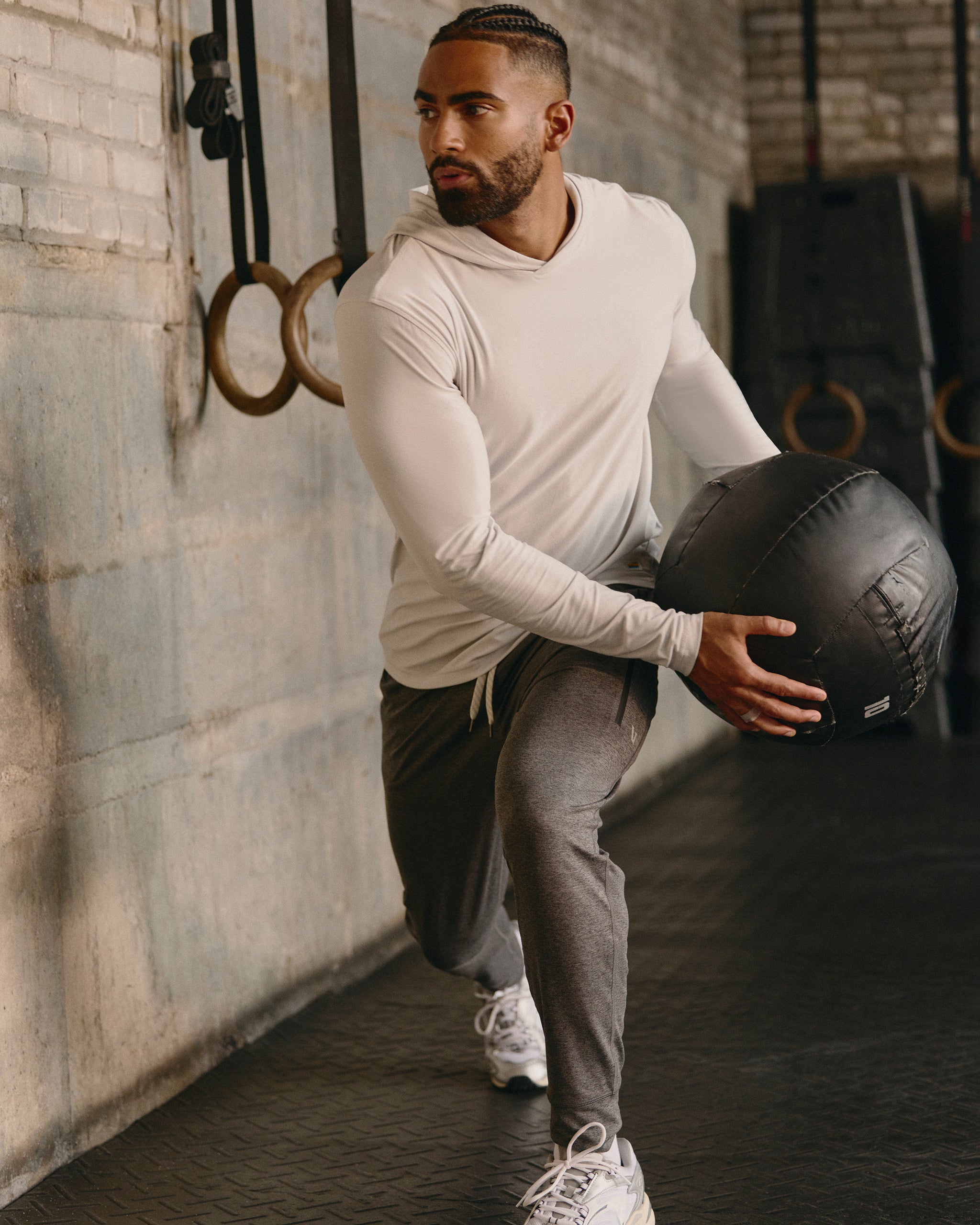 Strato Tech Hoodie | Frost Grey Heather