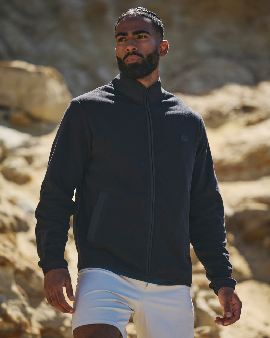 Aspen Full Zip Jacket | Black