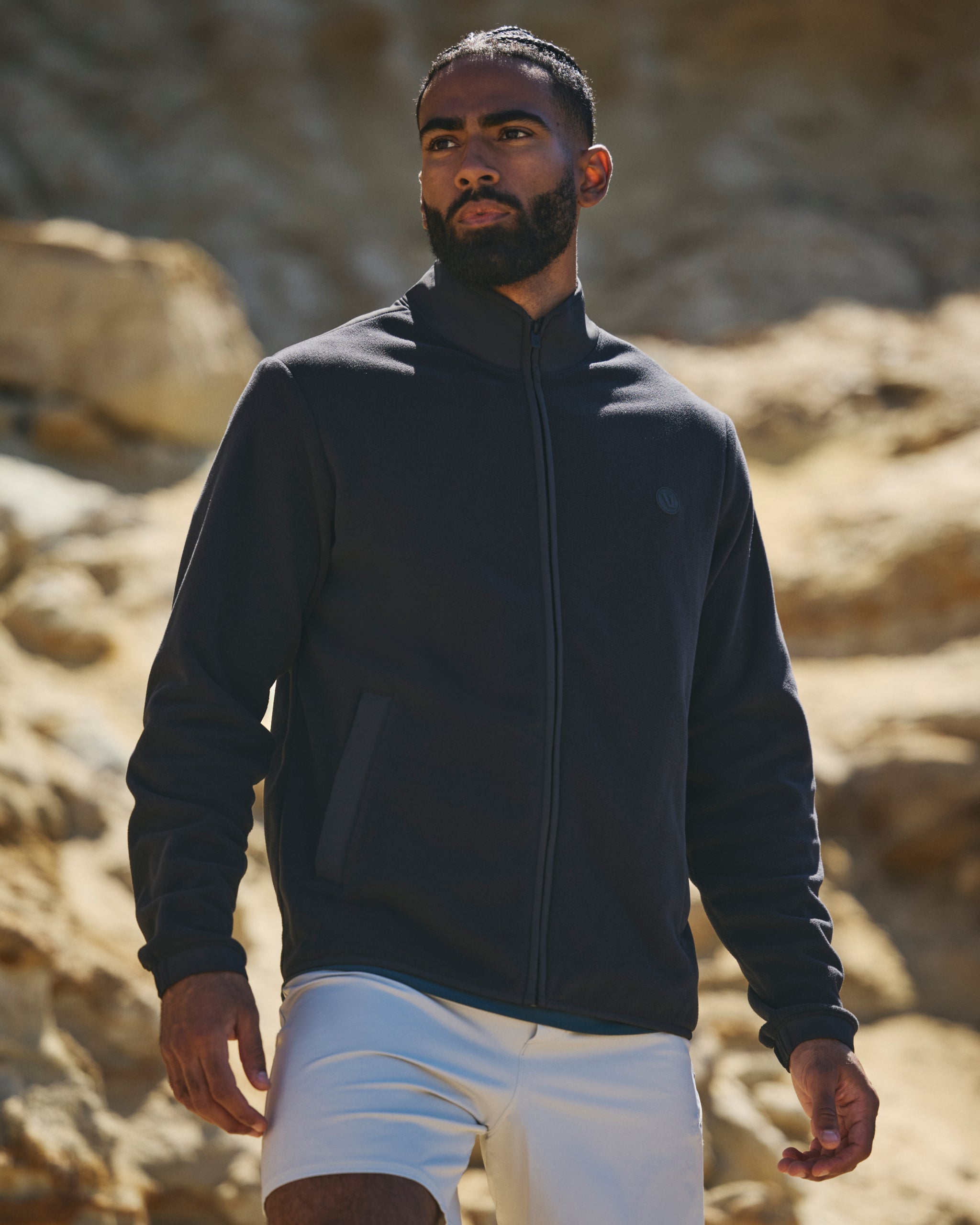 Aspen Full Zip Jacket | Black