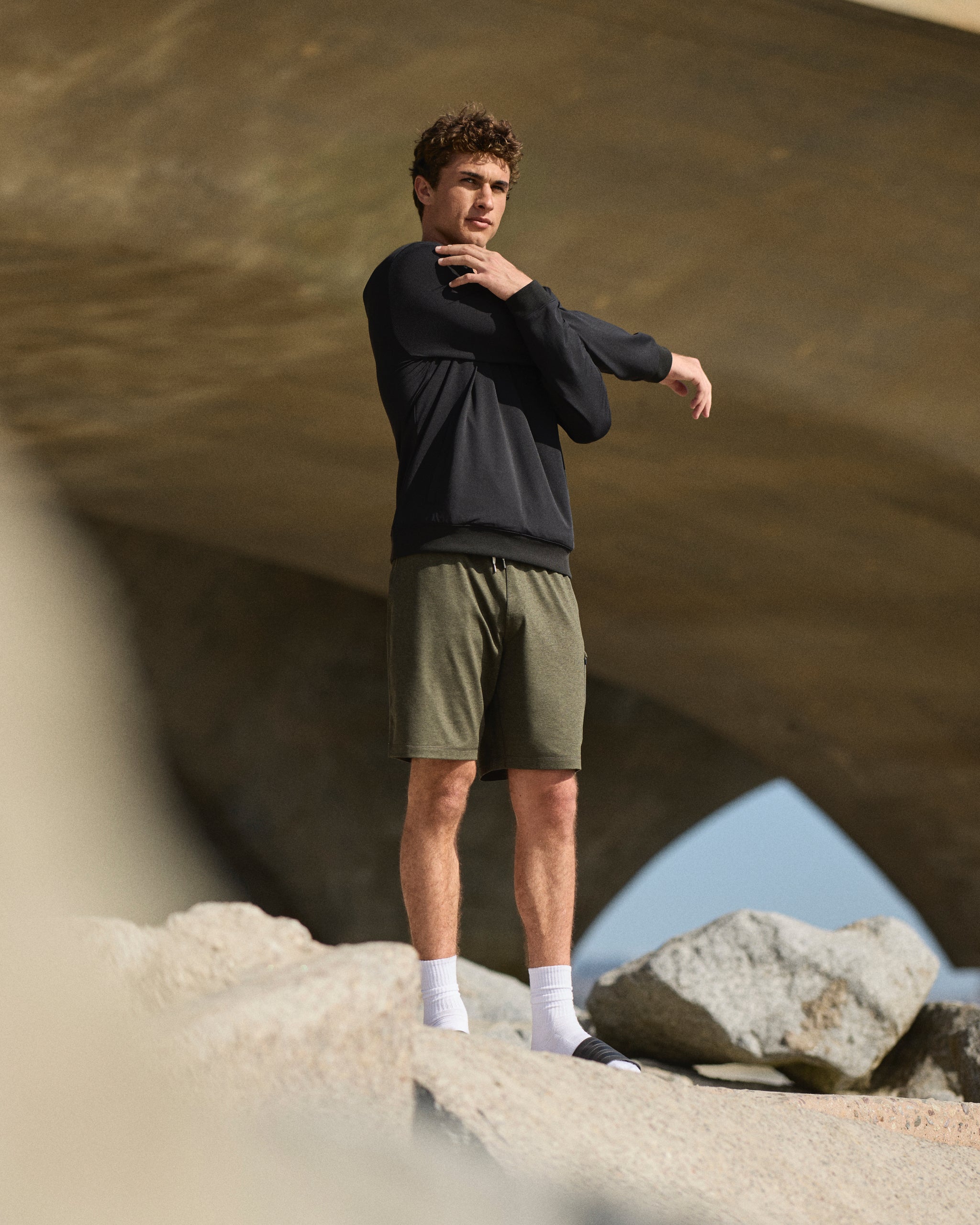 Sunday Performance Short 8" | Kale Heather