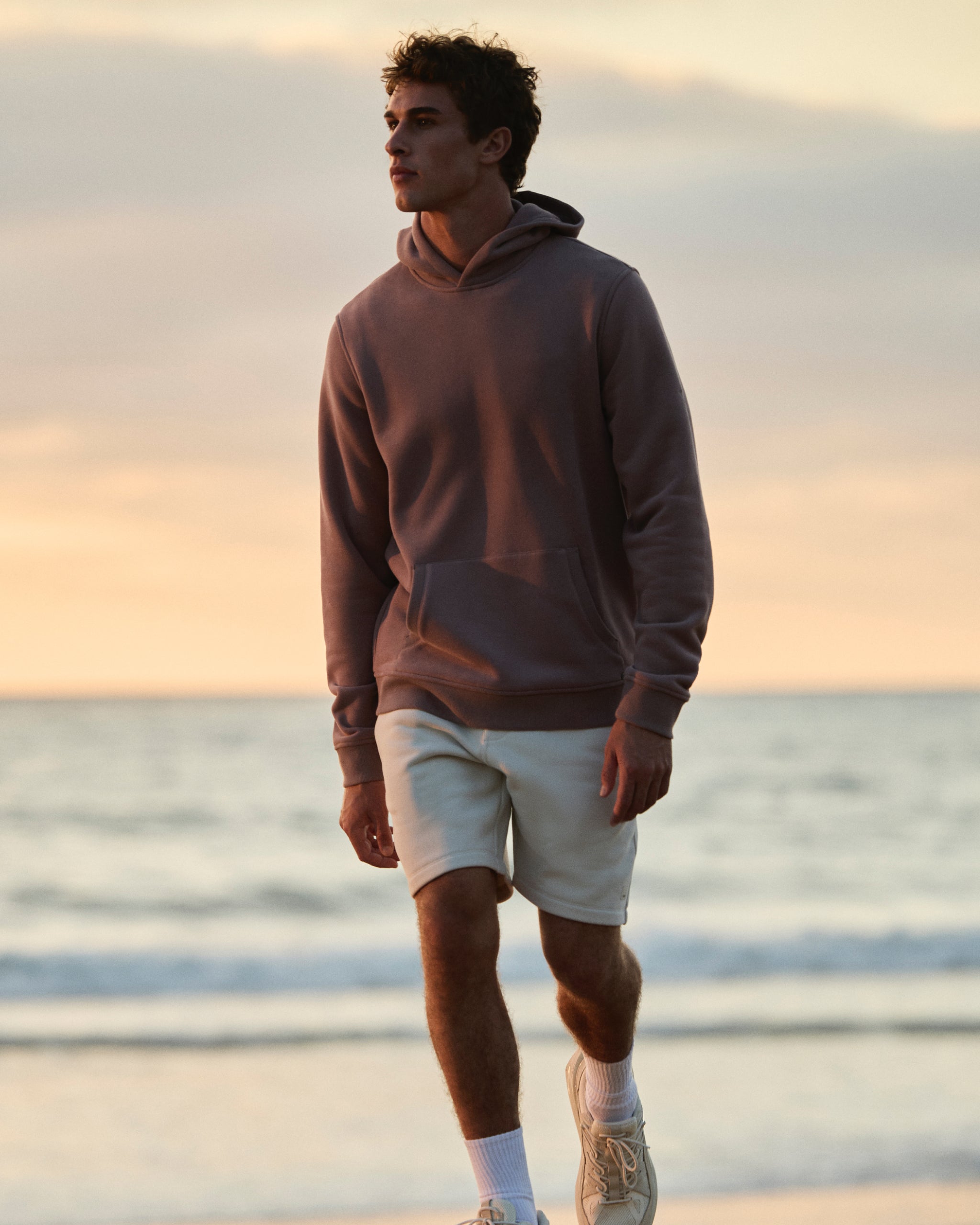 Seaside Pullover Hoodie | Dark Umber