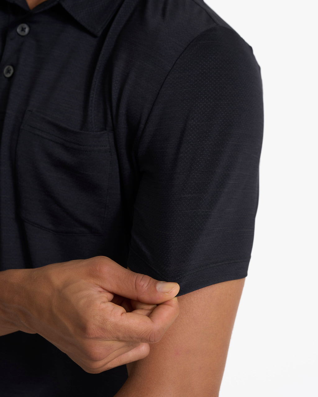 Zephyr Polo | Black Heather