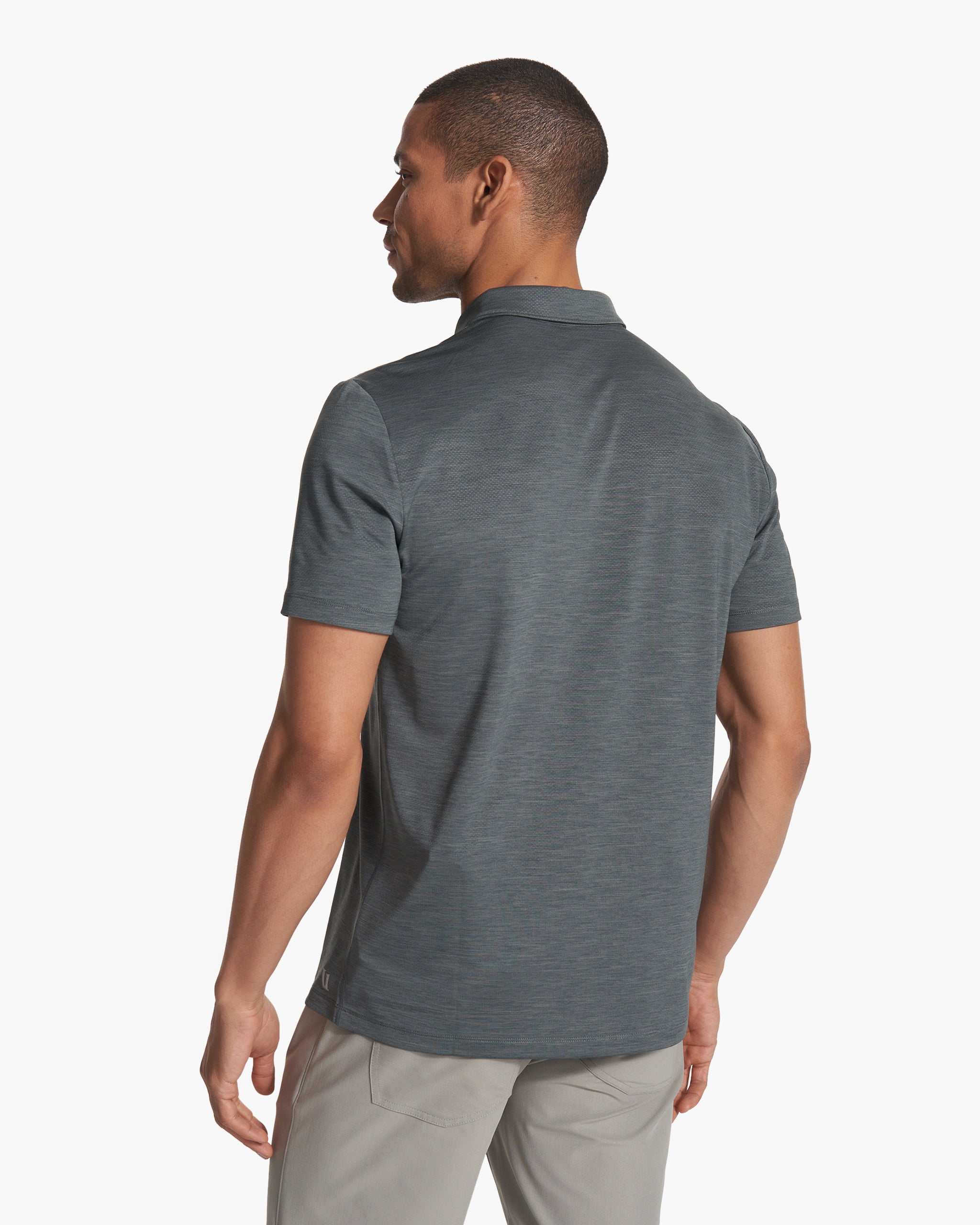 Zephyr Polo | Smoked Beryl Heather