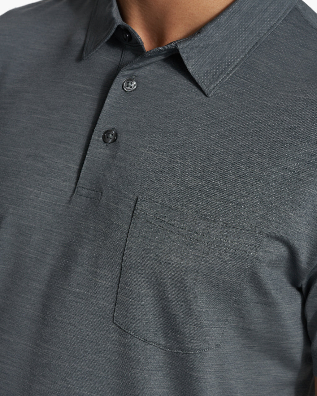Zephyr Polo | Smoked Beryl Heather