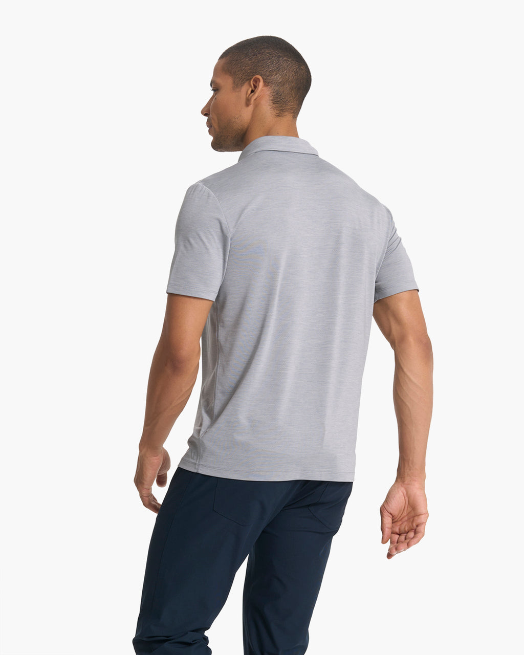 Zephyr Polo | Heather Grey