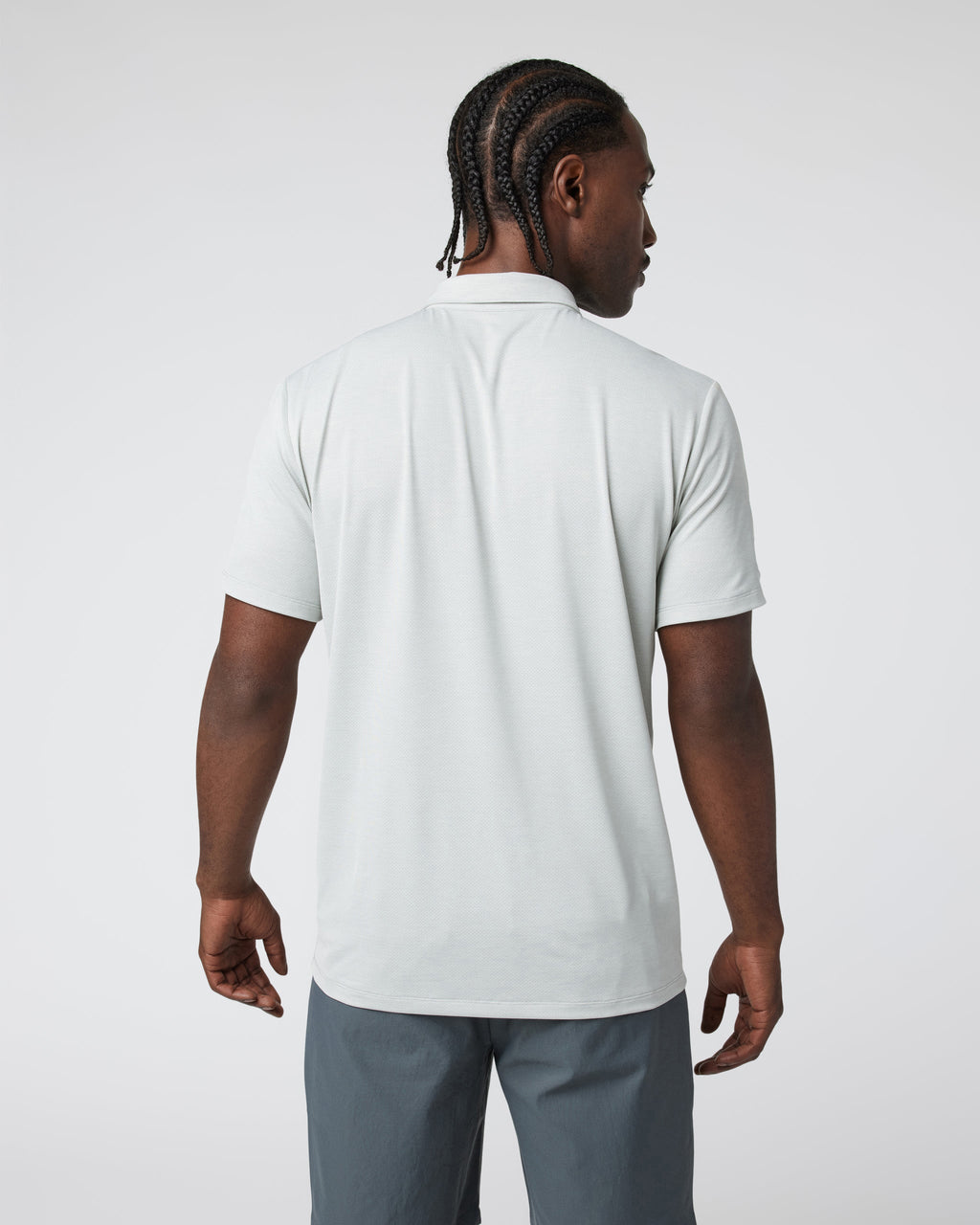Zephyr Polo | Sky Grey
