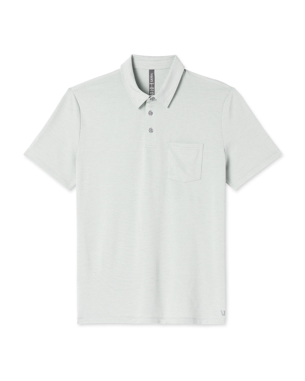Zephyr Polo | Sky Grey