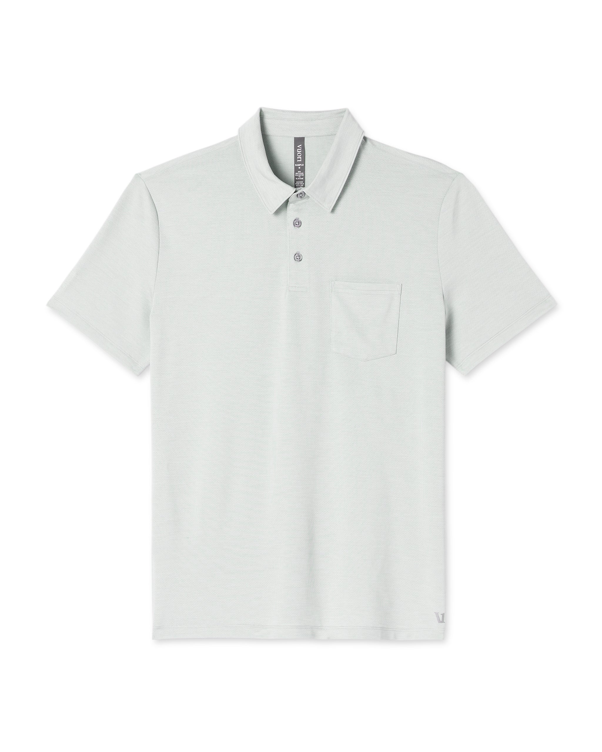 Zephyr Polo | Sky Grey