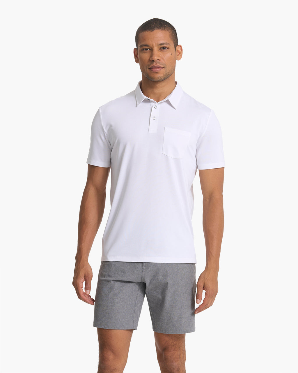 Zephyr Polo | White