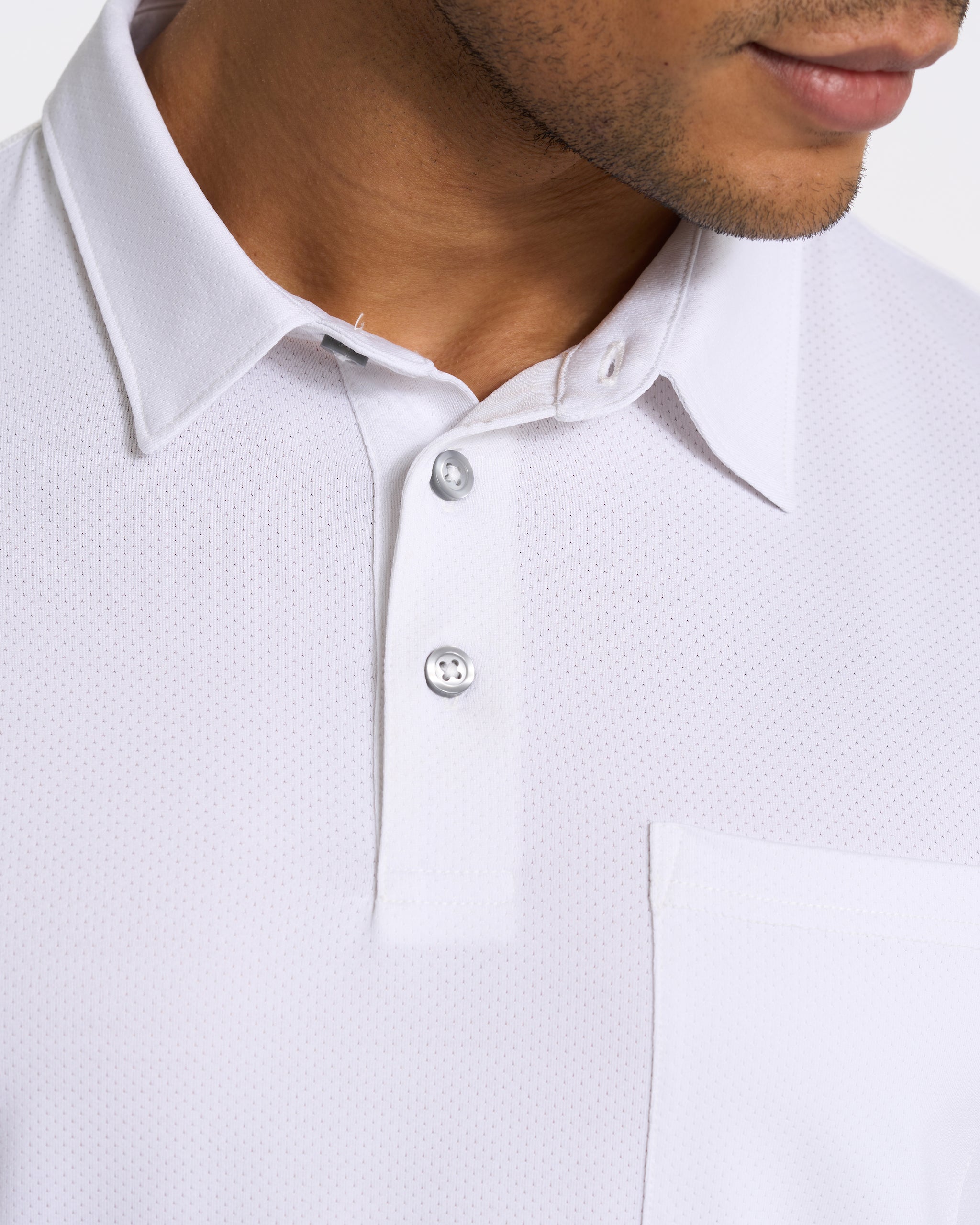 Zephyr Polo | White