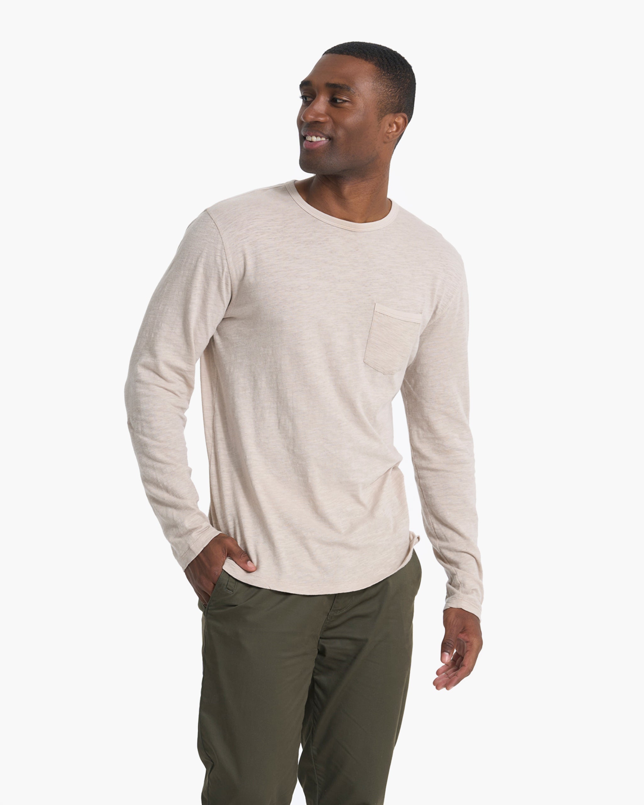 Long Sleeve Rise Tee | Dark Salt