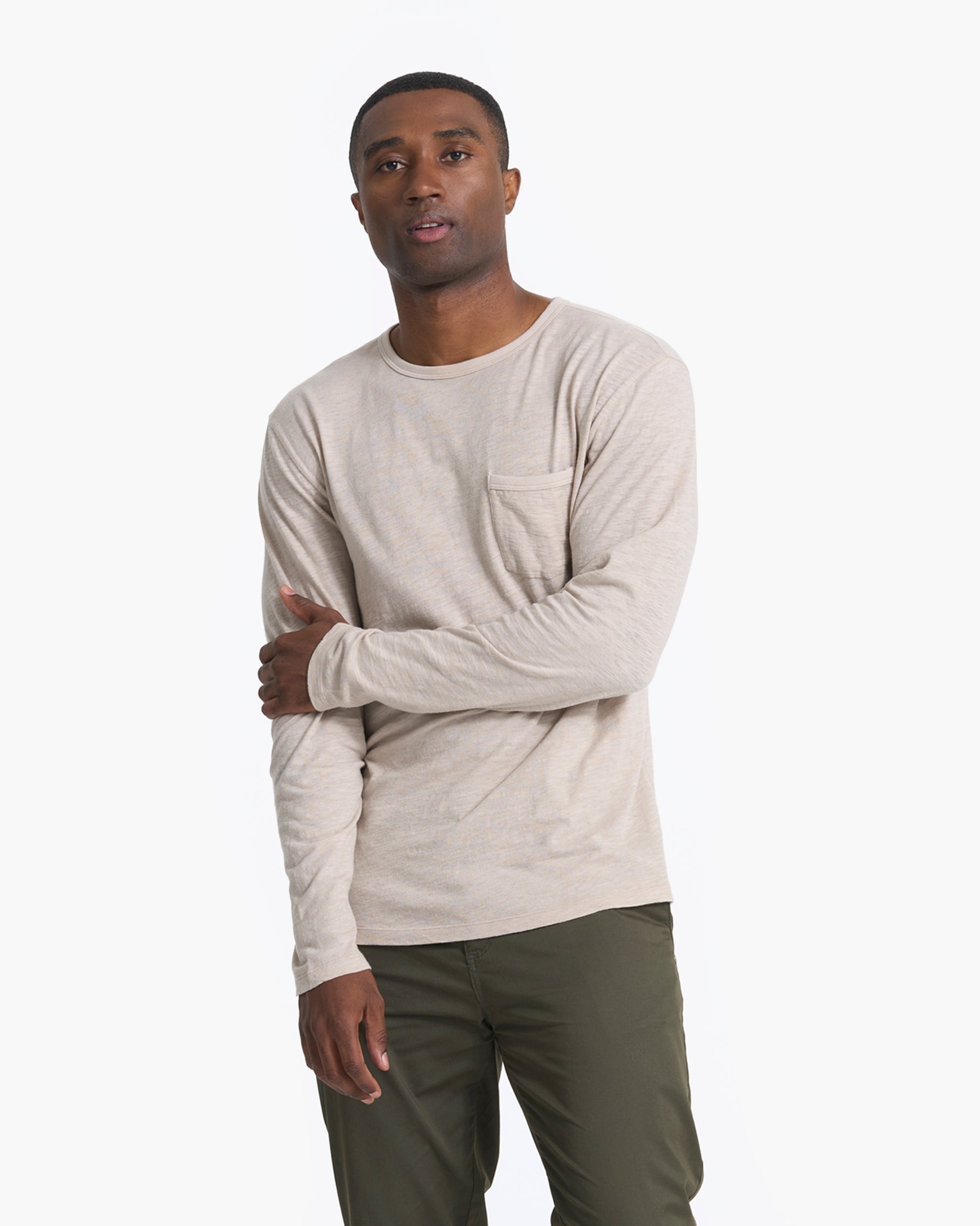 Long Sleeve Rise Tee | Dark Salt