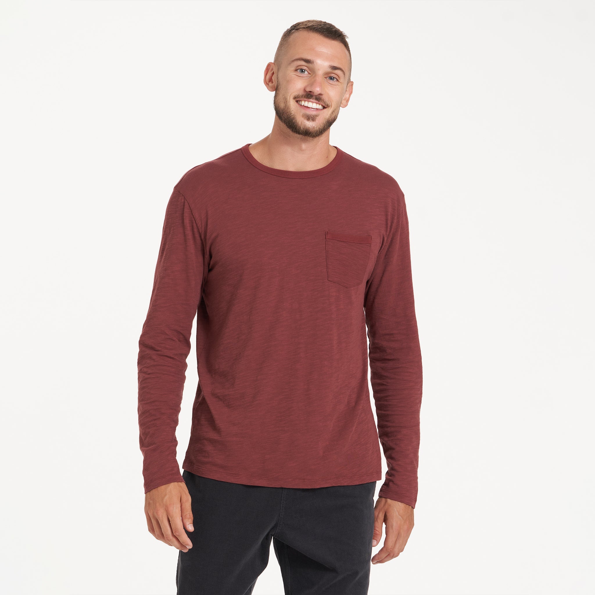 Long-Sleeve Rise Tee | Red Clay