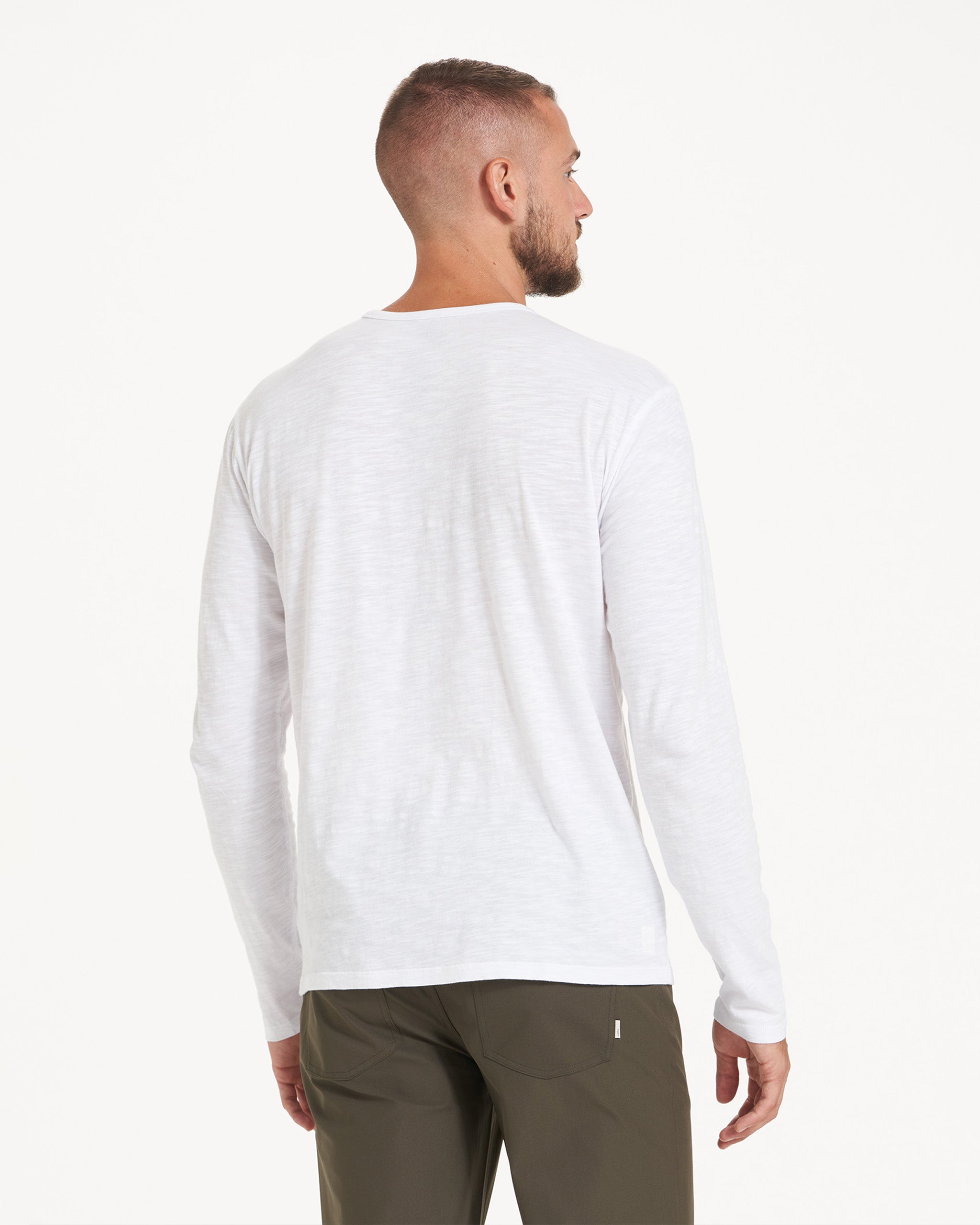 Long-Sleeve Rise Tee | White