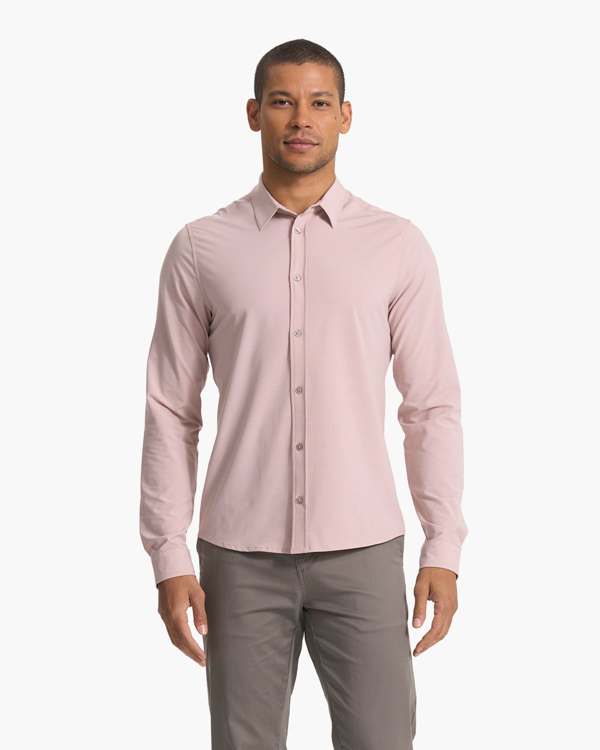 Long Sleeve Bridge Button Down | Cashmere