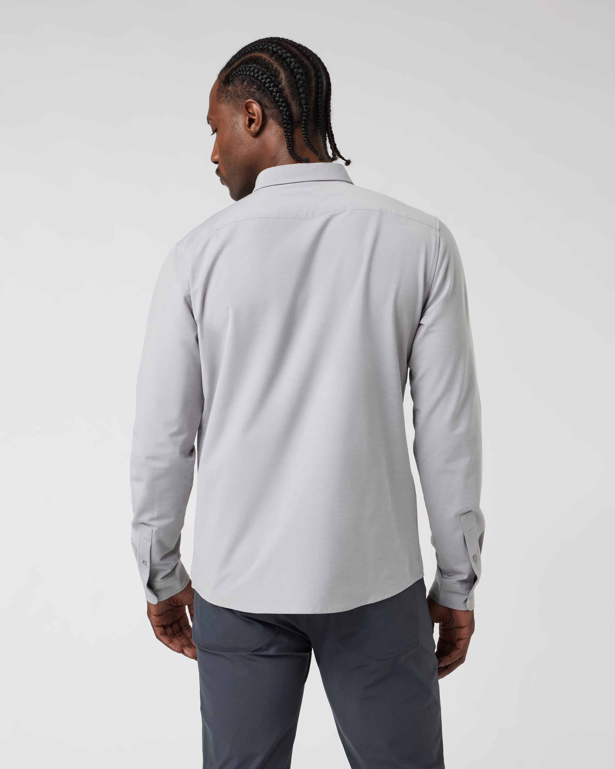 Long Sleeve Bridge Button Down | Fog