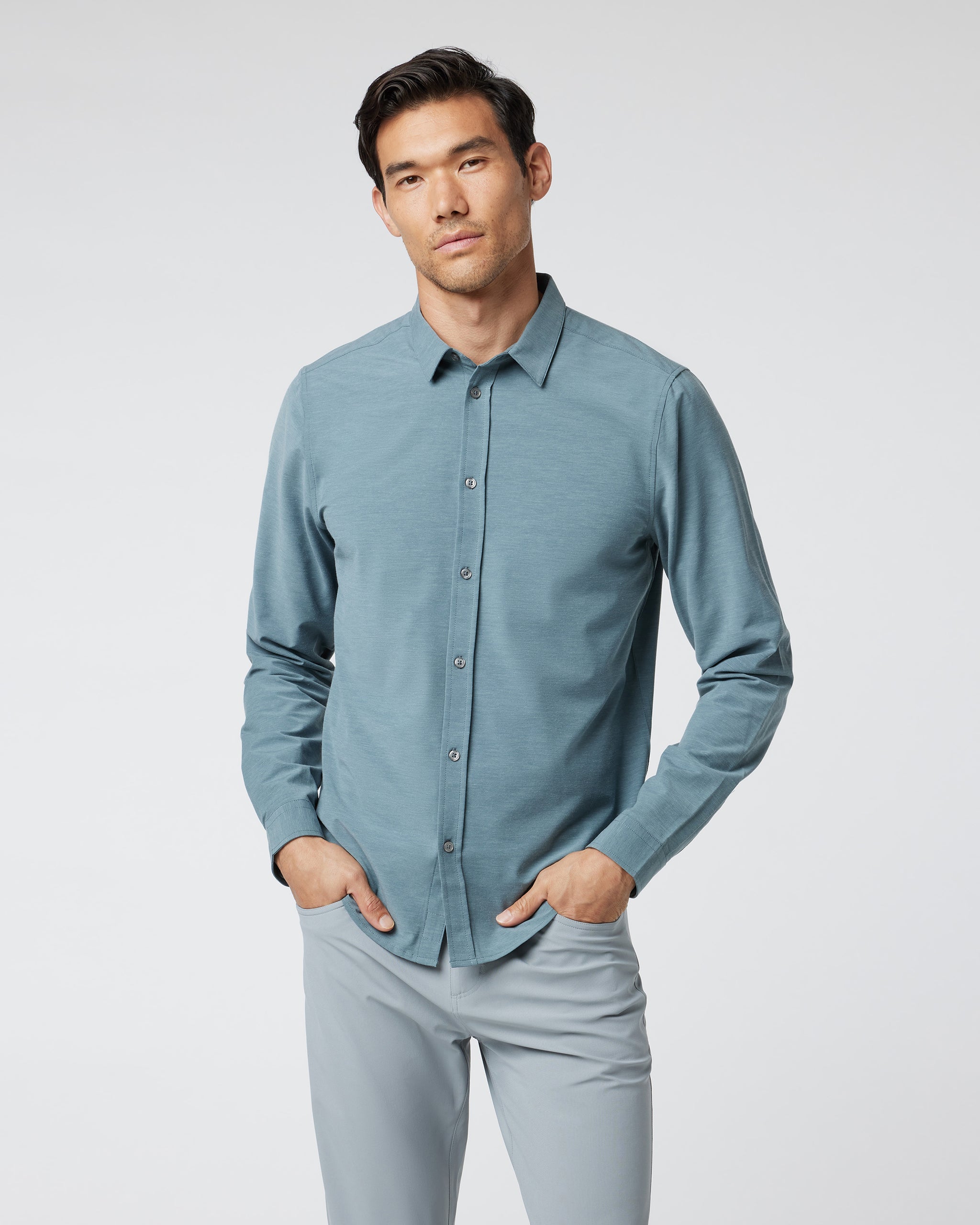 Long Sleeve Bridge Button Down | Kashmir
