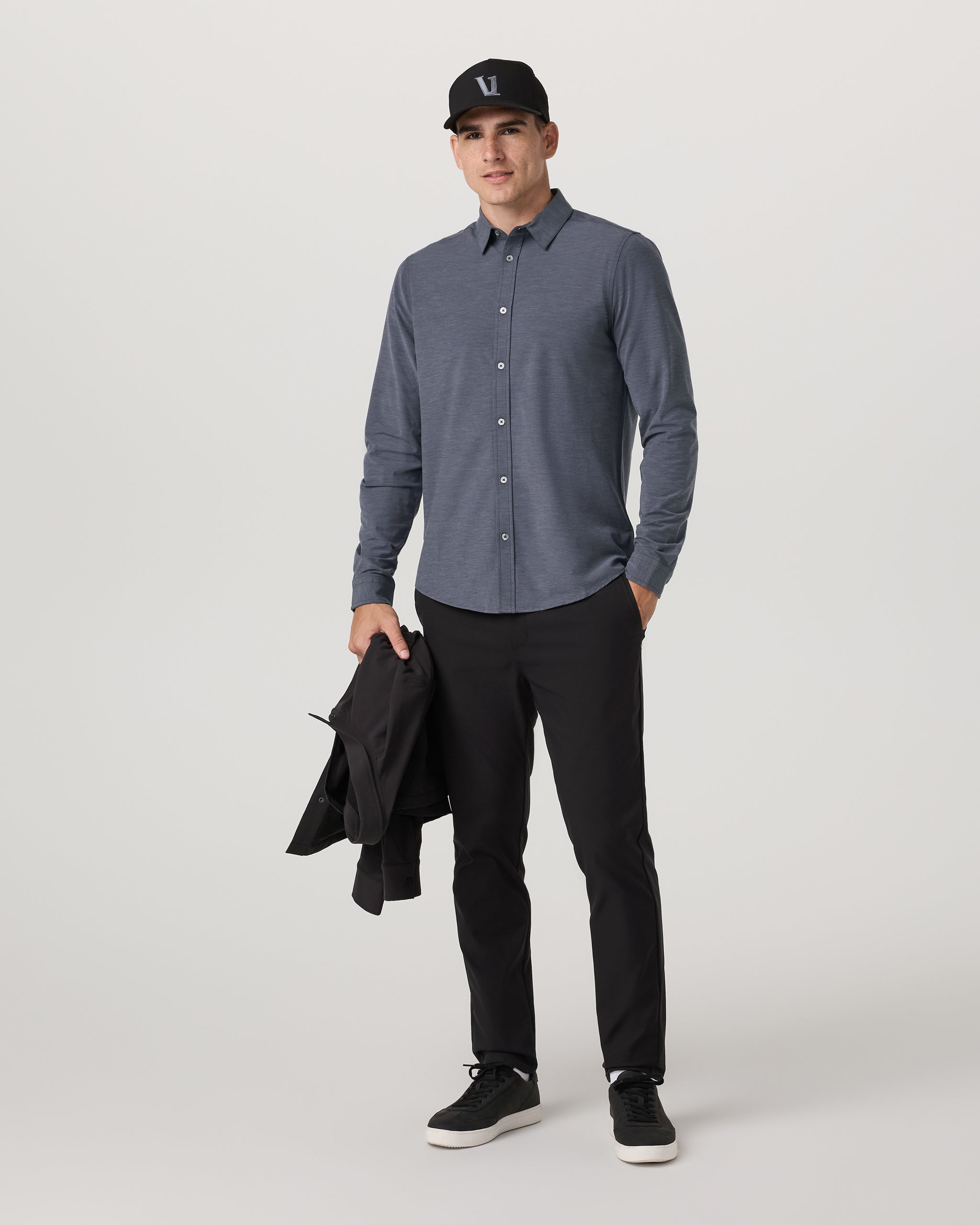 Long Sleeve Bridge Button Down | Moonlight