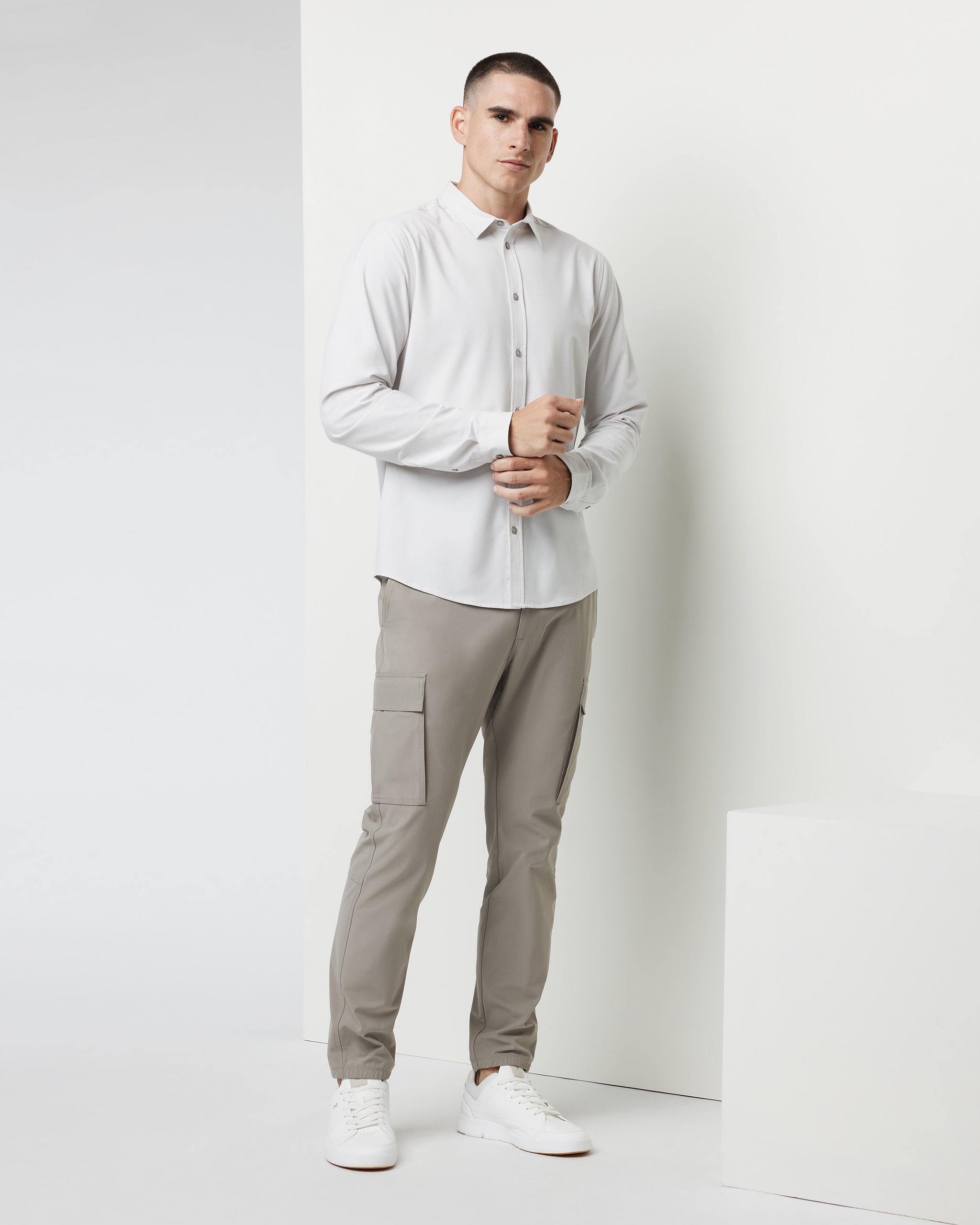 Long Sleeve Bridge Button Down | Salt