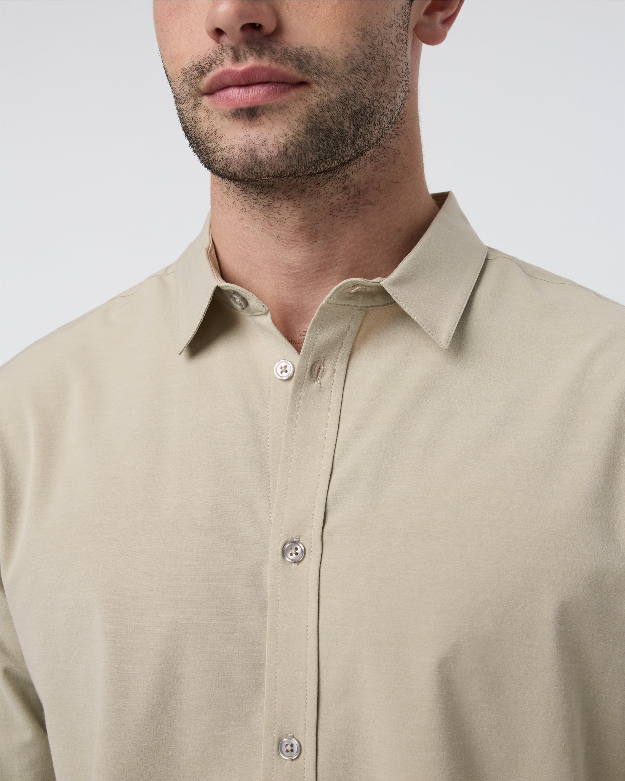 Long Sleeve Bridge Button Down | Winter Pear