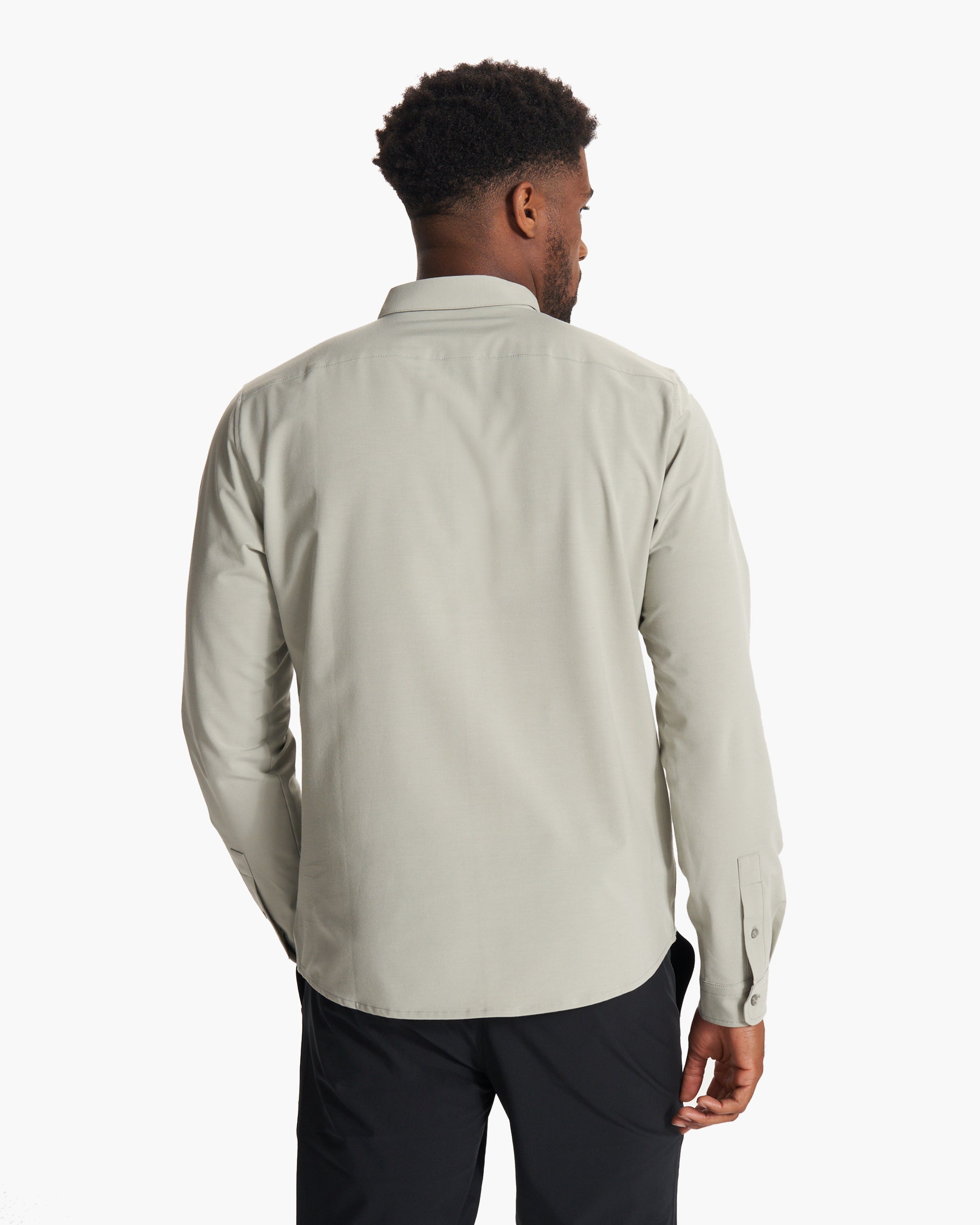 Long Sleeve Bridge Button Down | White Sage