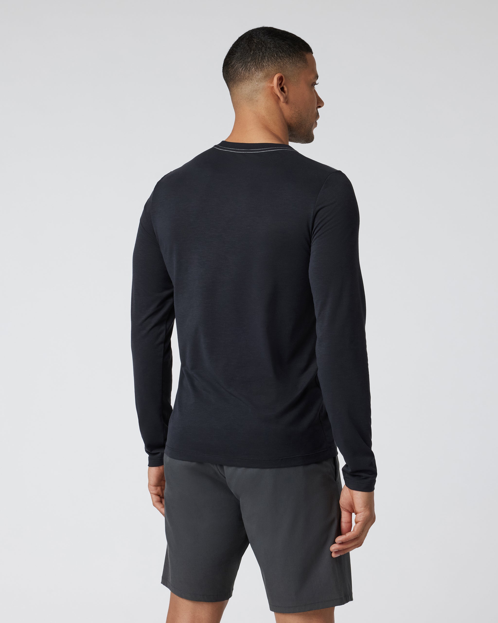 Long Sleeve Current Tech Tee | Black
