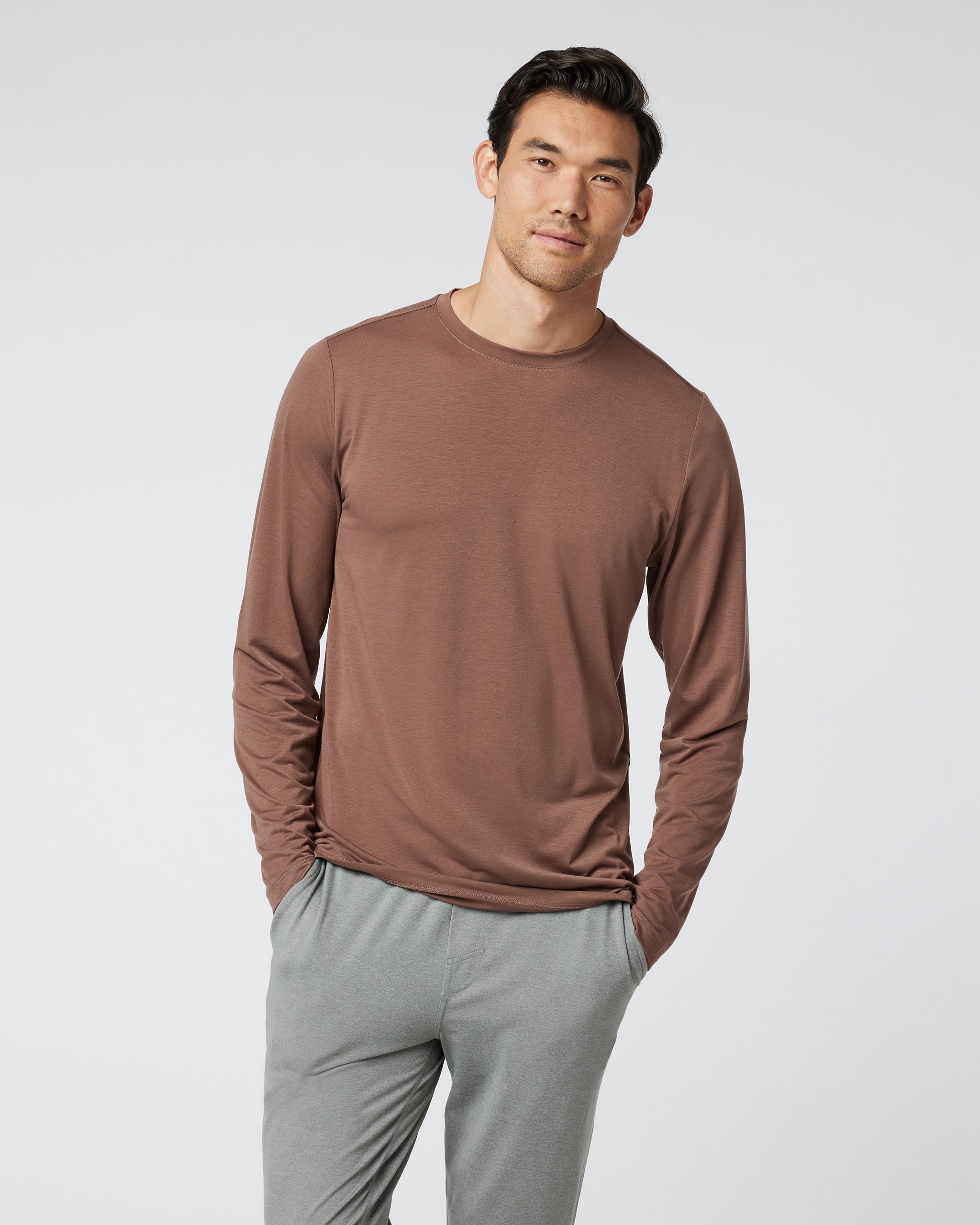 Long Sleeve Current Tech Tee | Clove