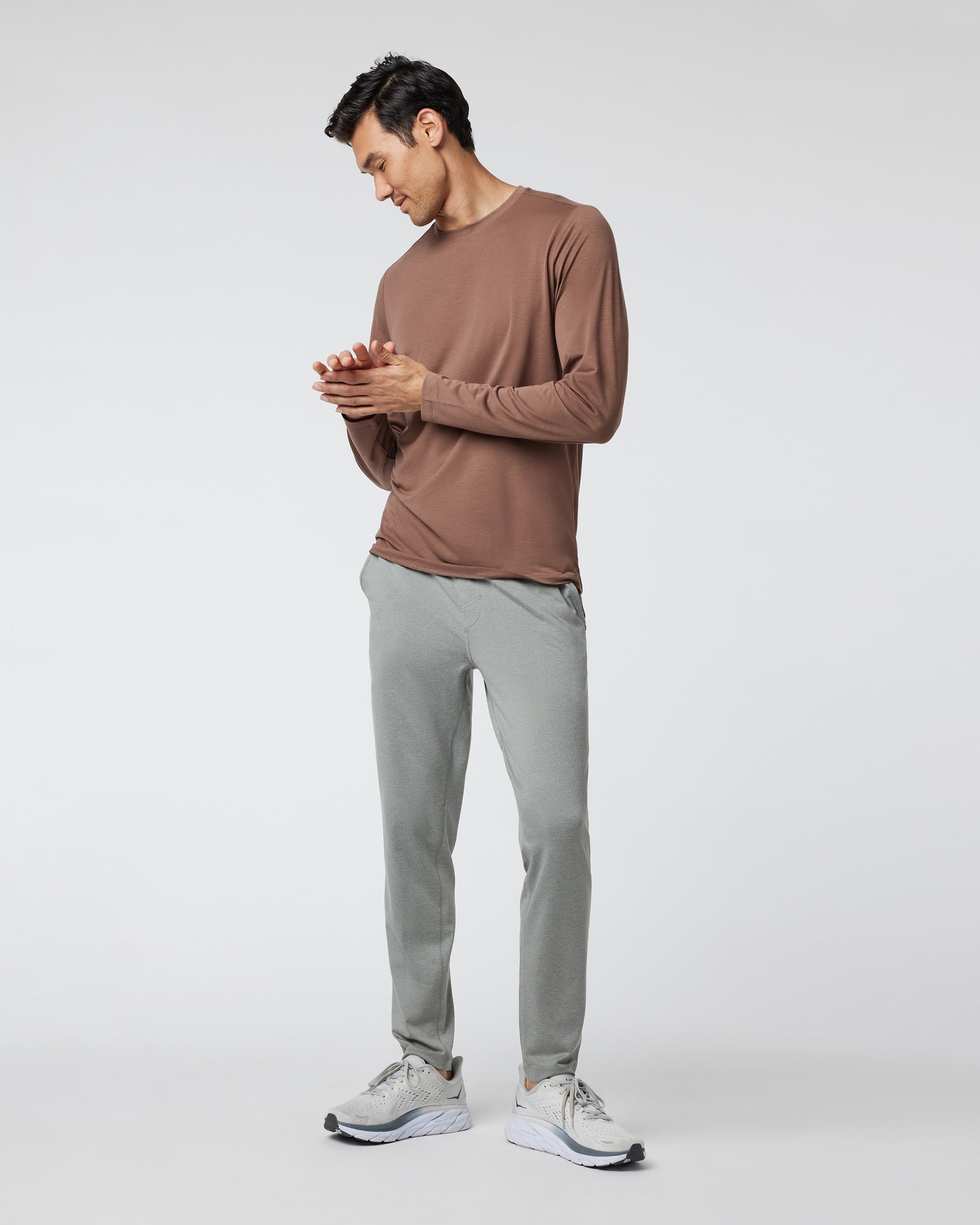 Long Sleeve Current Tech Tee | Clove