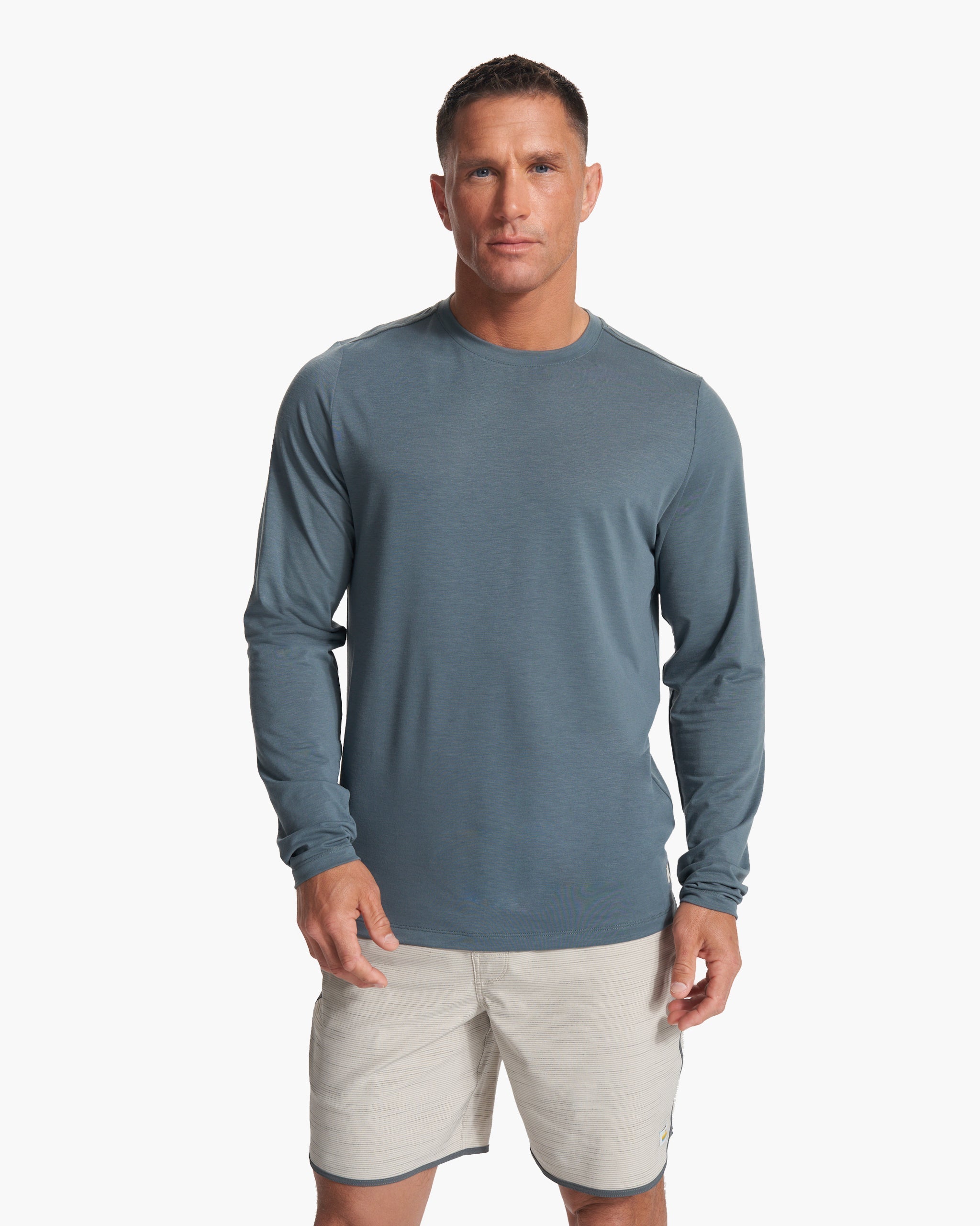Long Sleeve Current Tech Tee | Lake