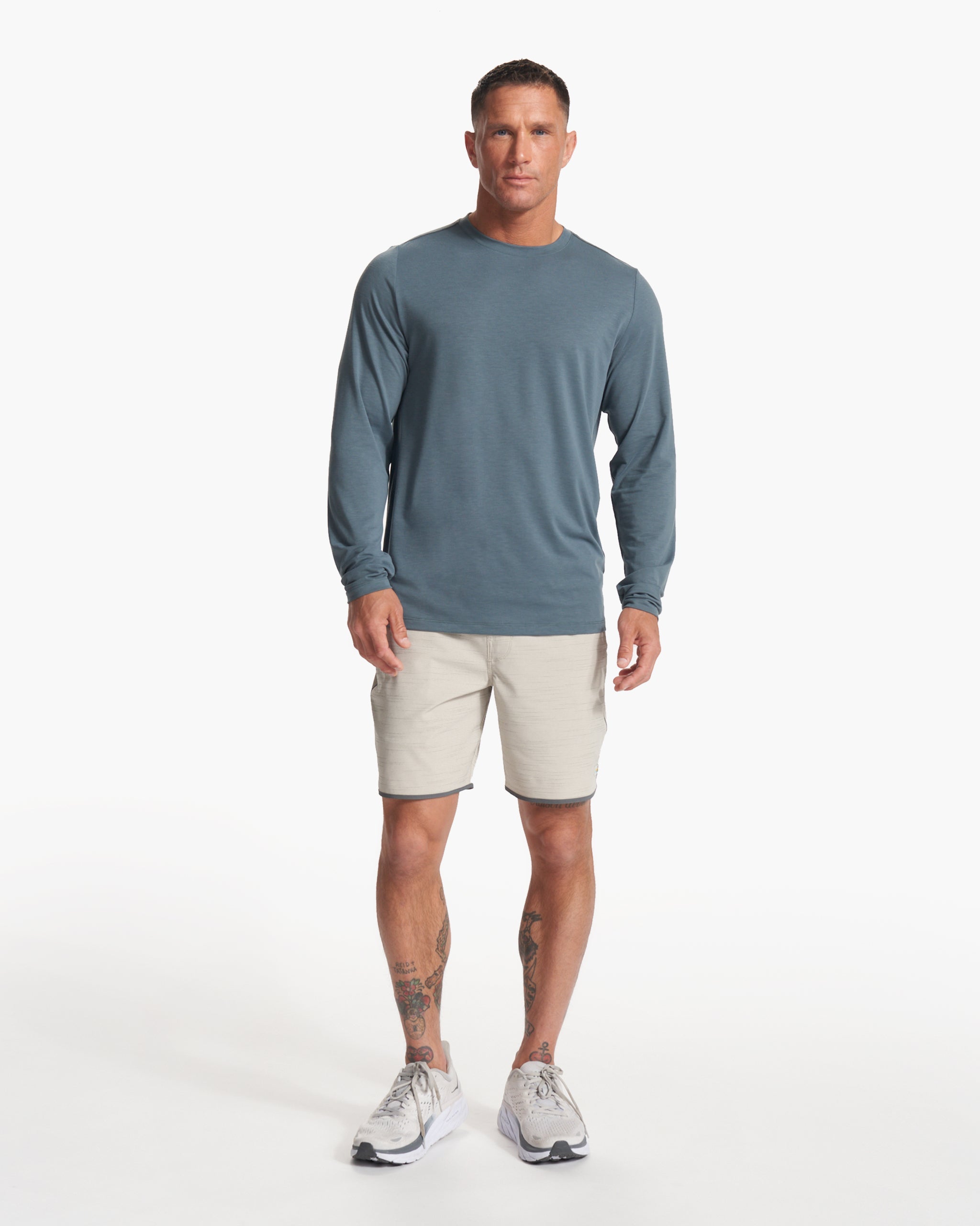 Long Sleeve Current Tech Tee | Lake