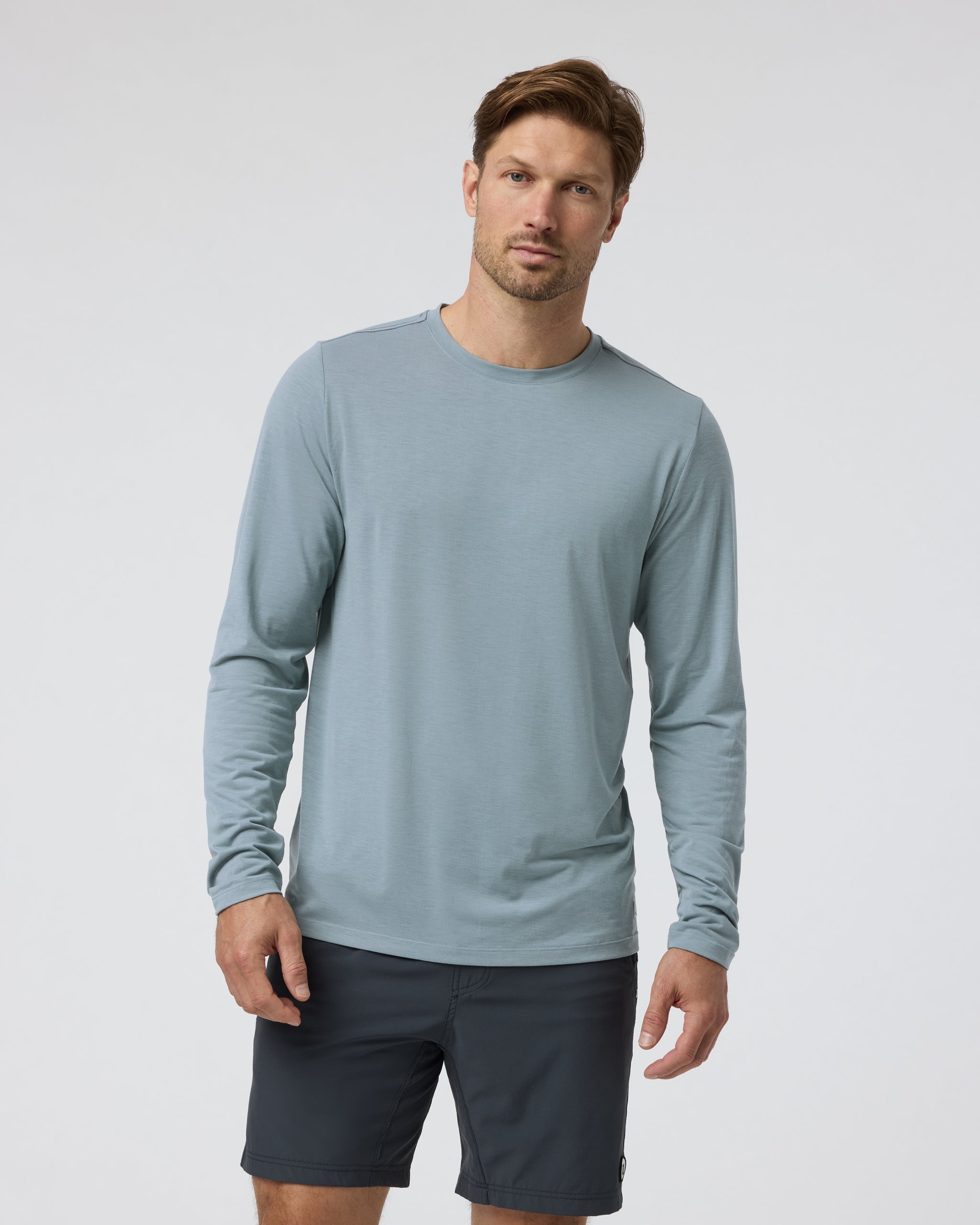Long Sleeve Current Tech Tee | Mist
