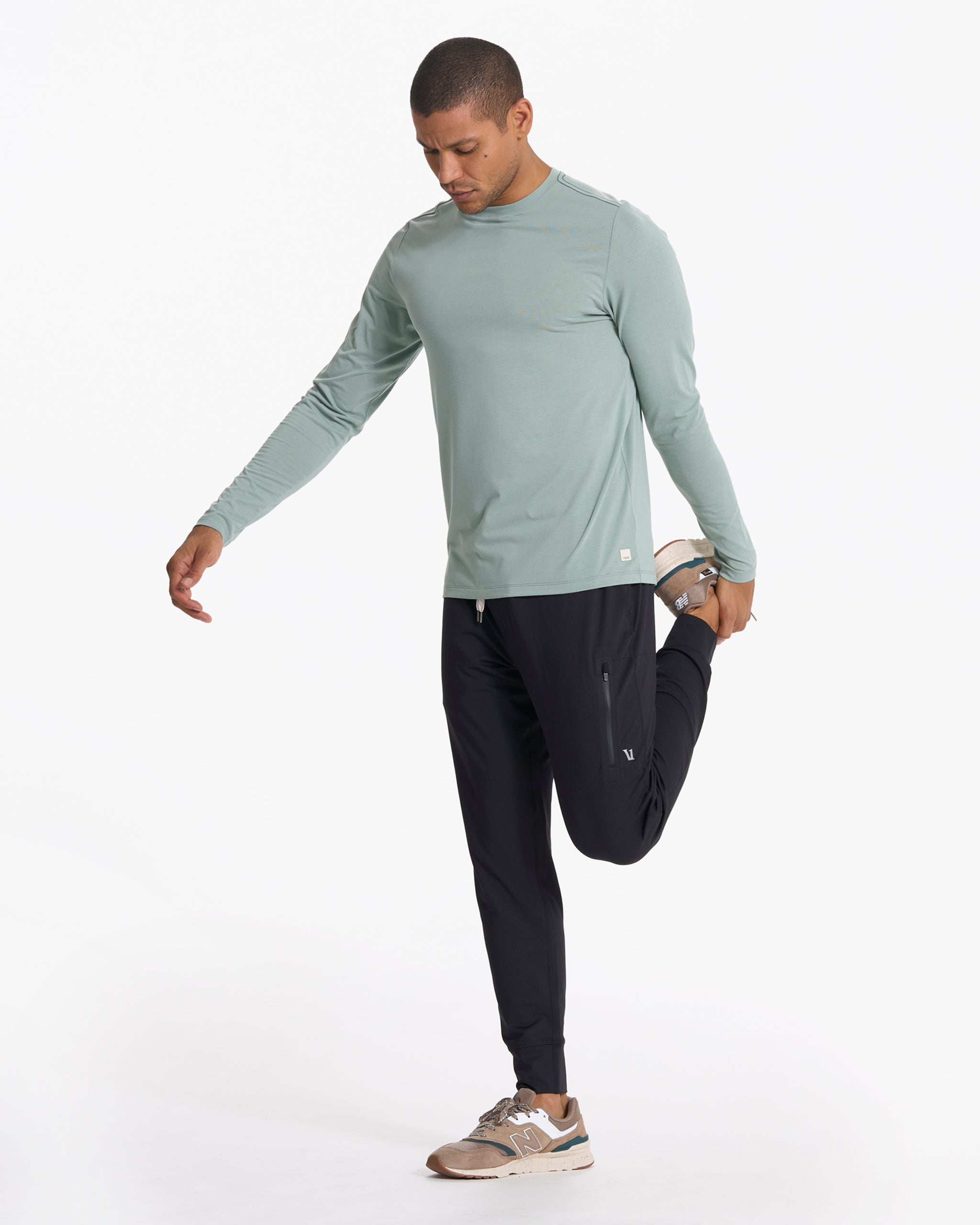 Long Sleeve Current Tech Tee | Neptune