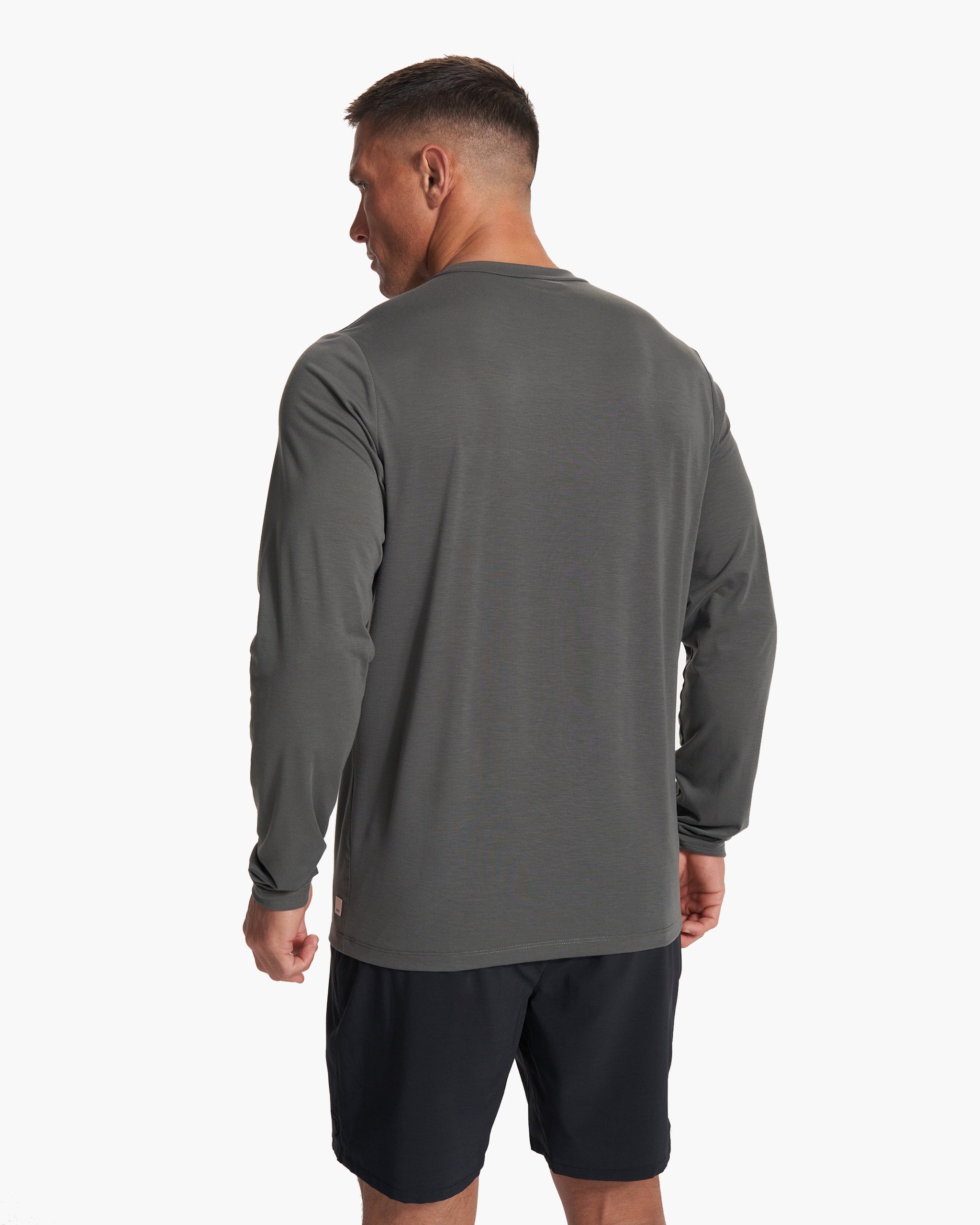 Long Sleeve Current Tech Tee | Shale