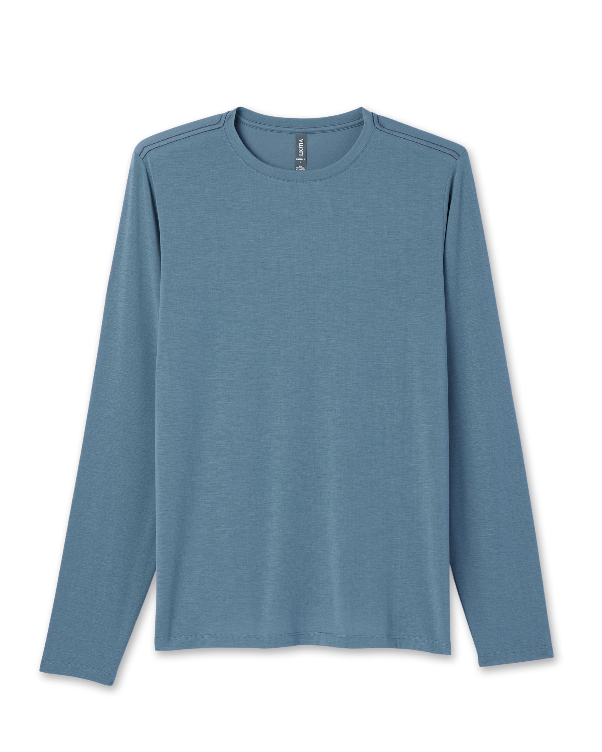Long Sleeve Current Tech Tee | Smoke Blue