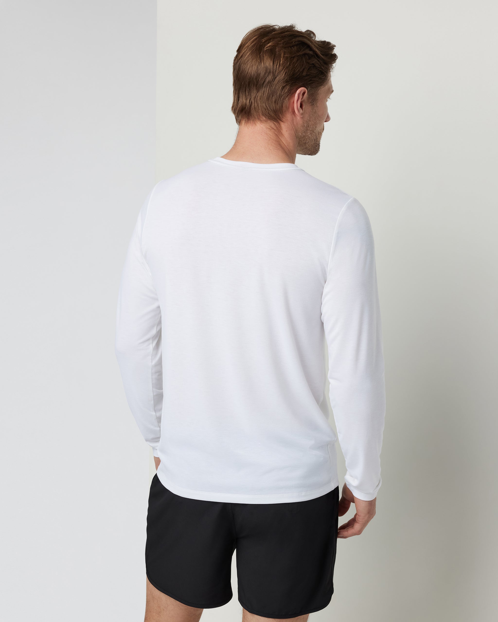Long Sleeve Current Tech Tee | White