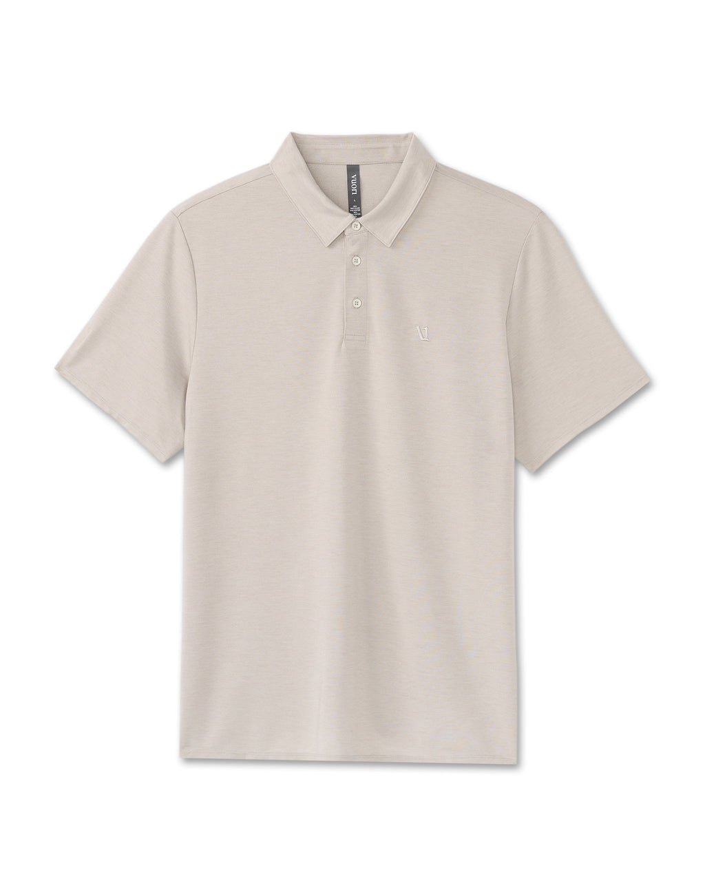 Knit Twill Polo | Beachsand Heather