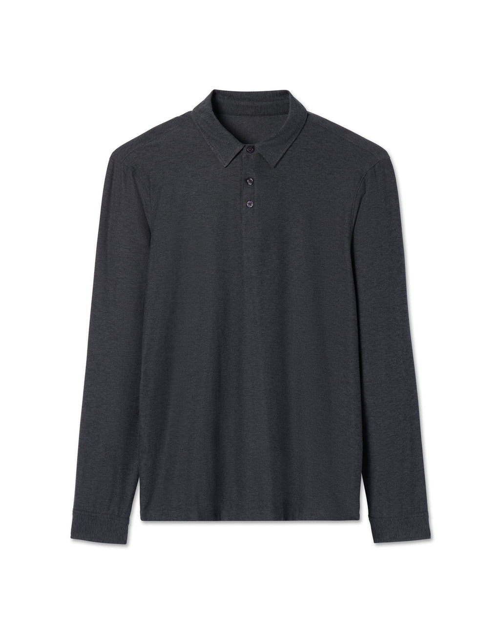 Long Sleeve Strato Tech Polo | Charcoal Heather