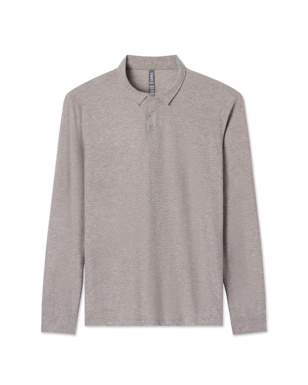 Long Sleeve Strato Tech Polo | Heather Grey