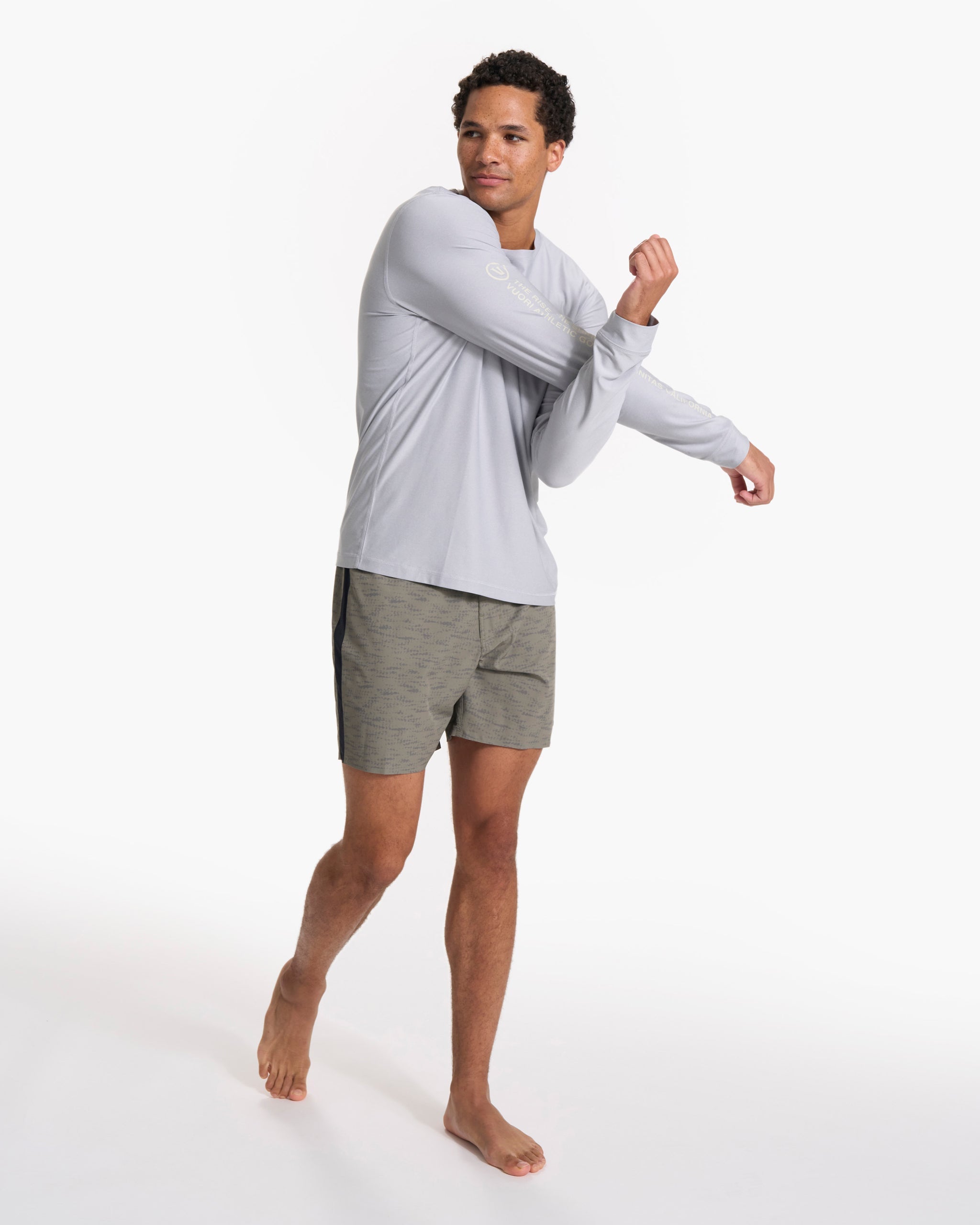 Long Sleeve Uluwatu 23 Water Tee | Platinum Heather