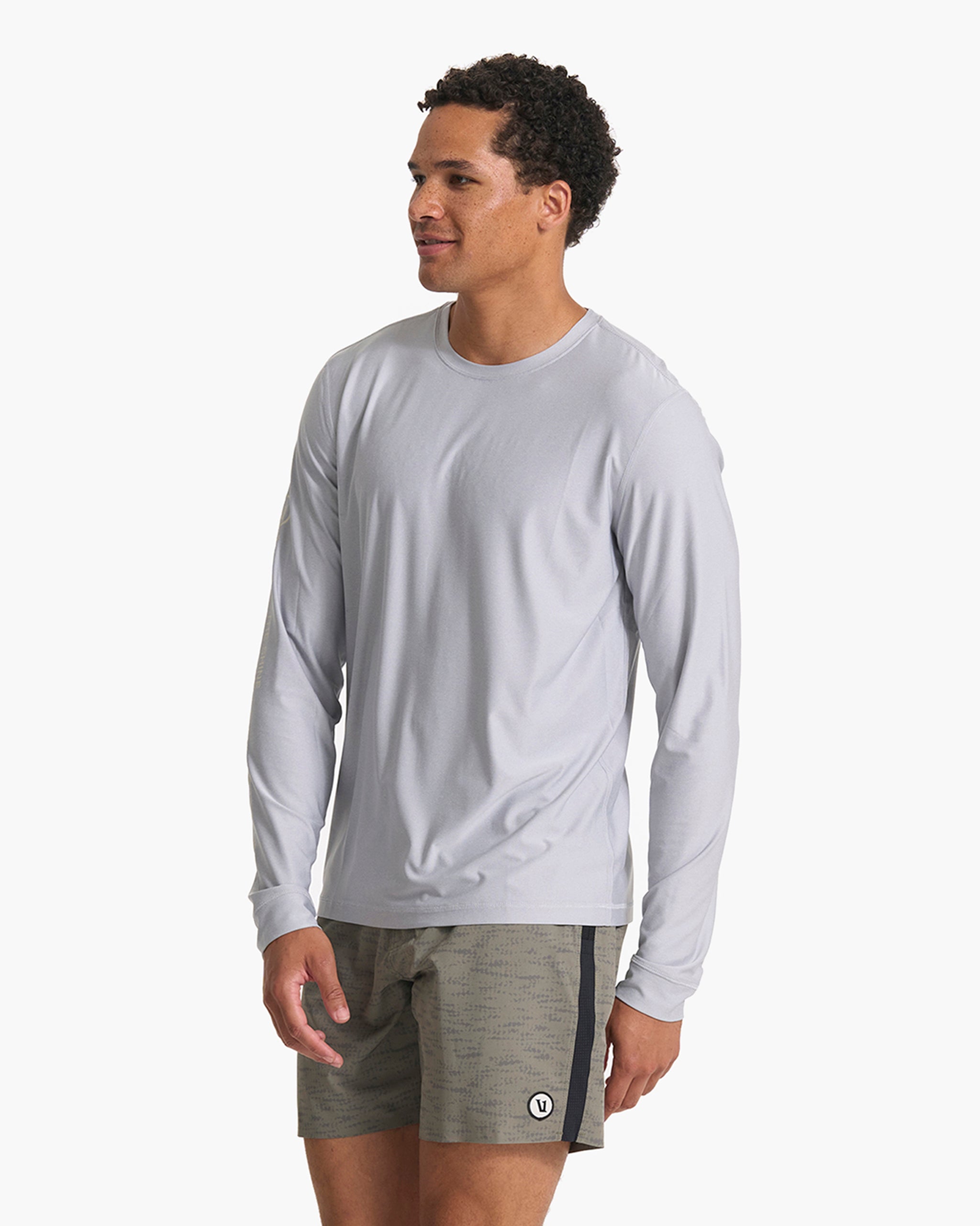 Long Sleeve Uluwatu 23 Water Tee | Platinum Heather