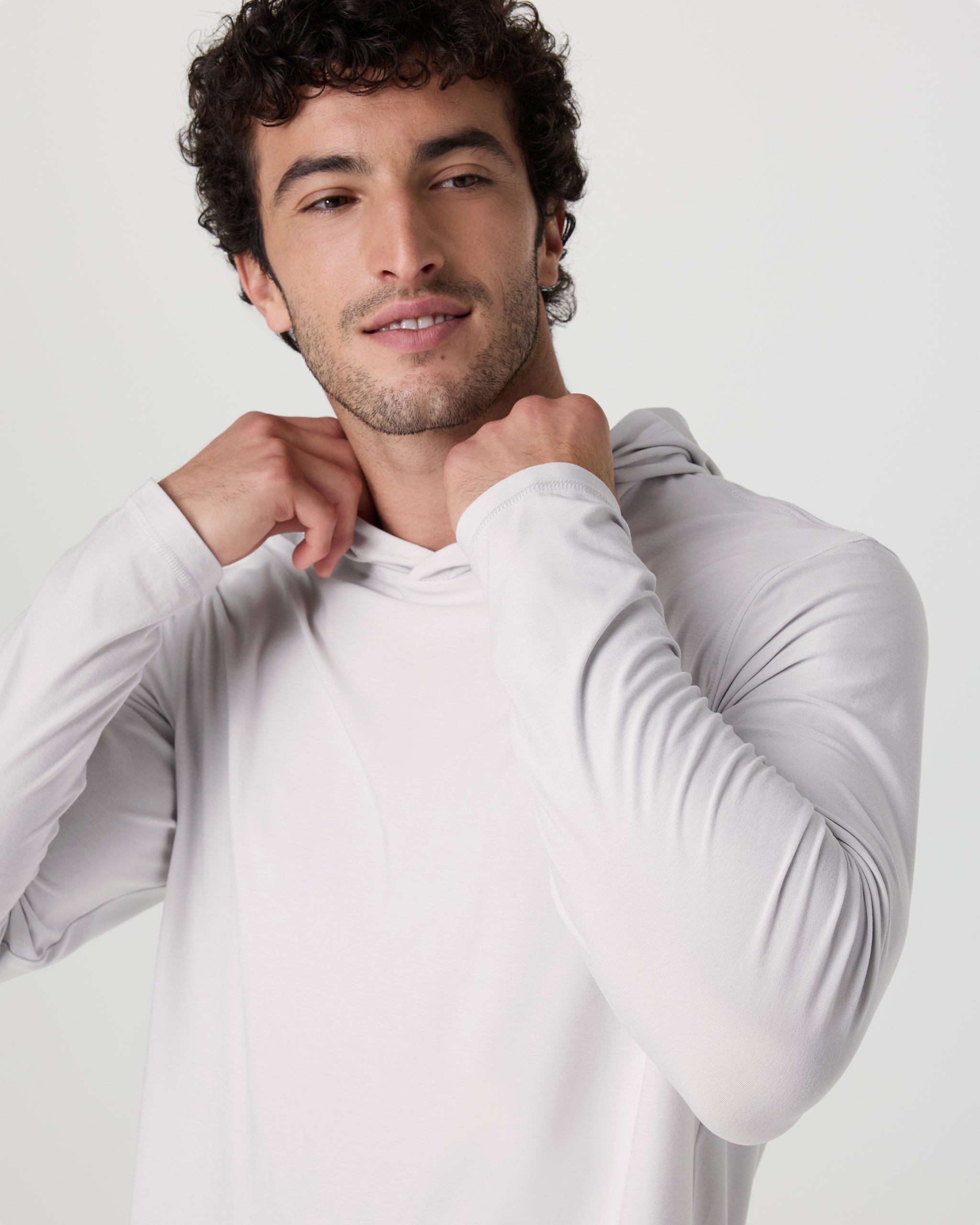 Strato Tech Hoodie | Frost Grey Heather