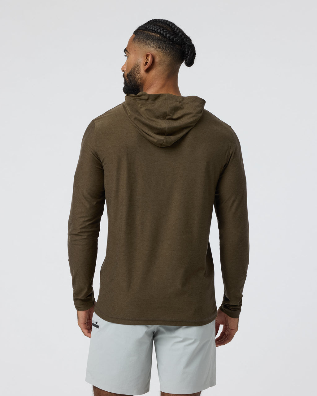 Strato Tech Hoodie | Moss Green Heather
