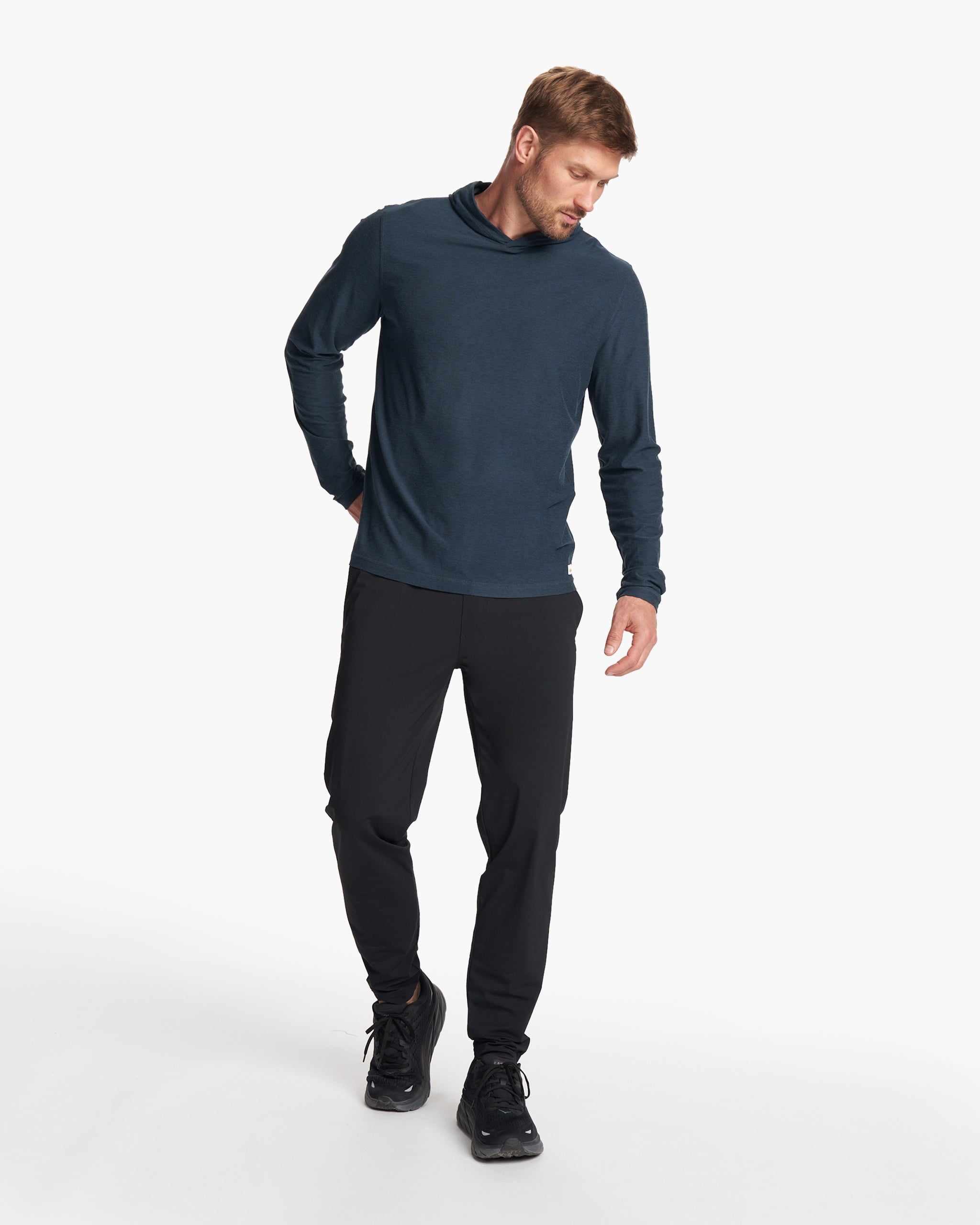 Strato Tech Hoodie | Navy Heather
