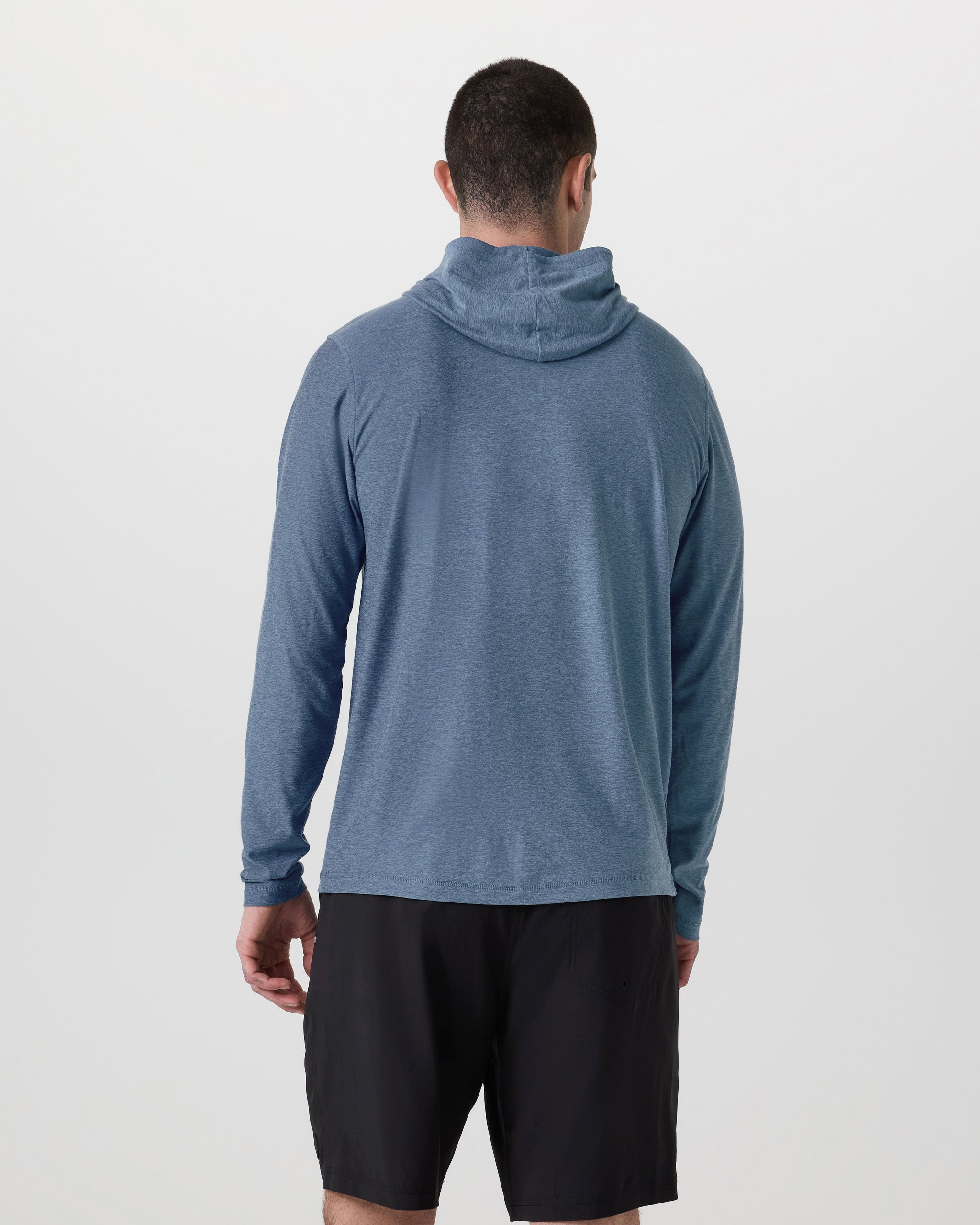 Strato Tech Hoodie | Pool Blue Heather