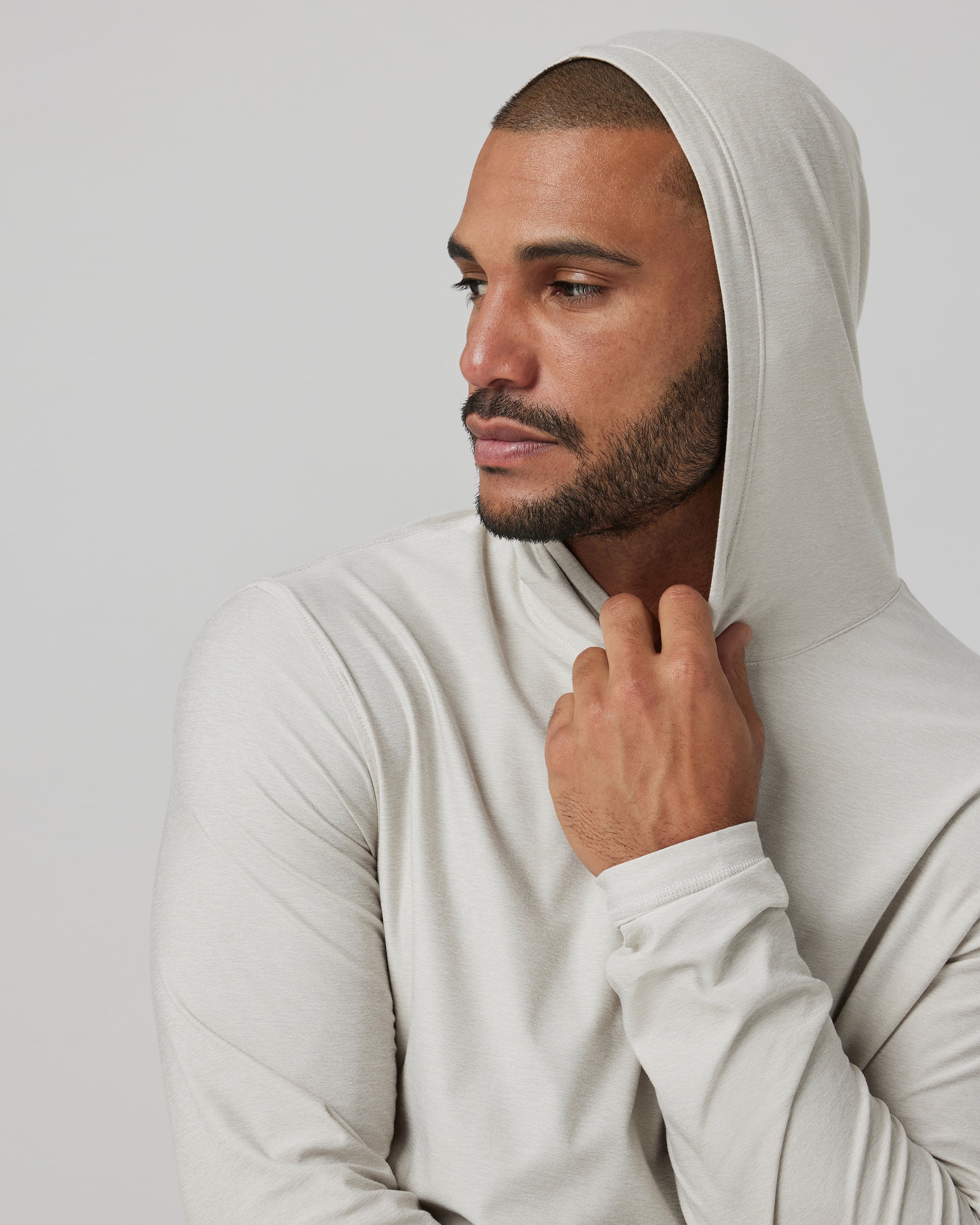 Strato Tech Hoodie | Salt Heather