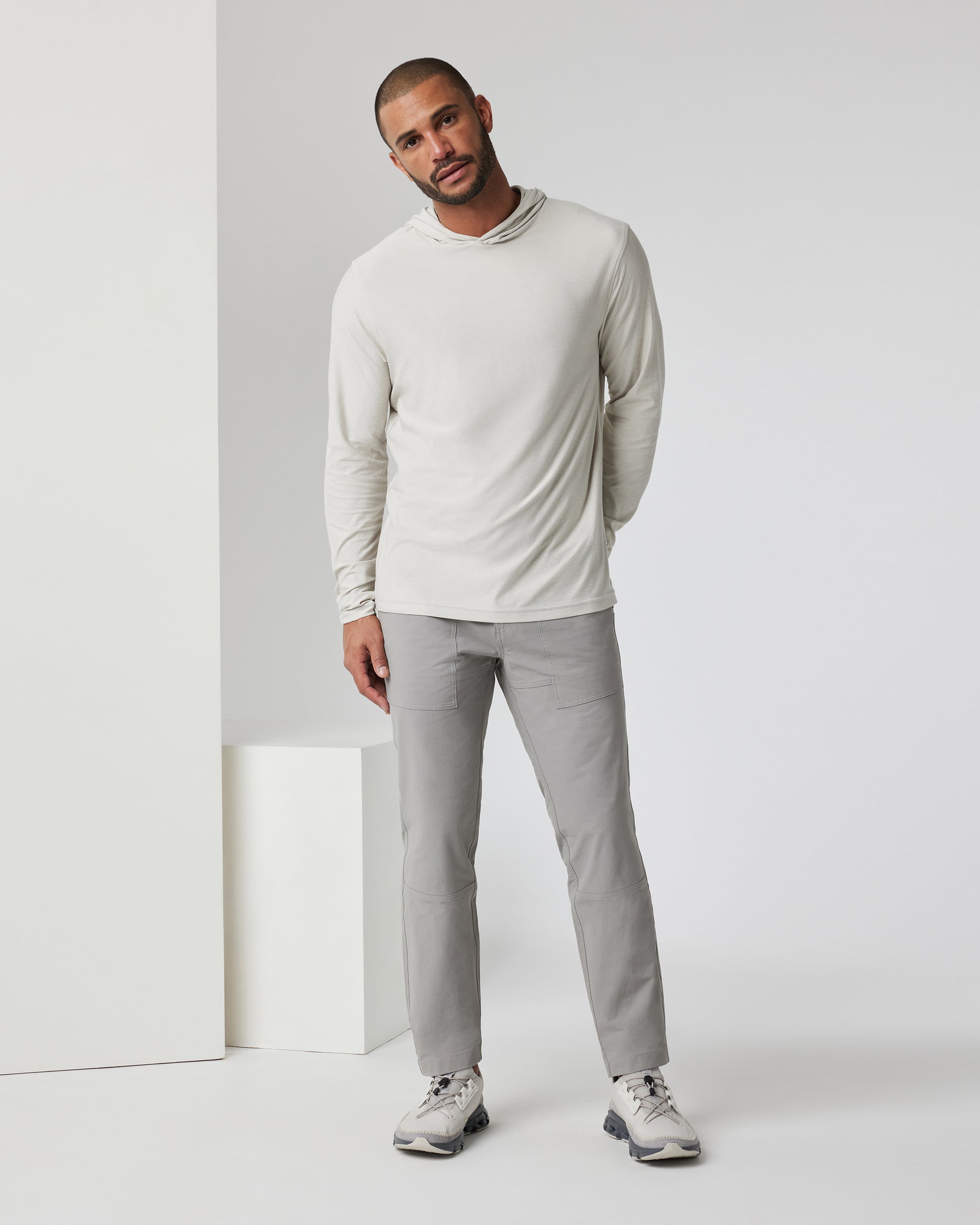 Strato Tech Hoodie | Salt Heather