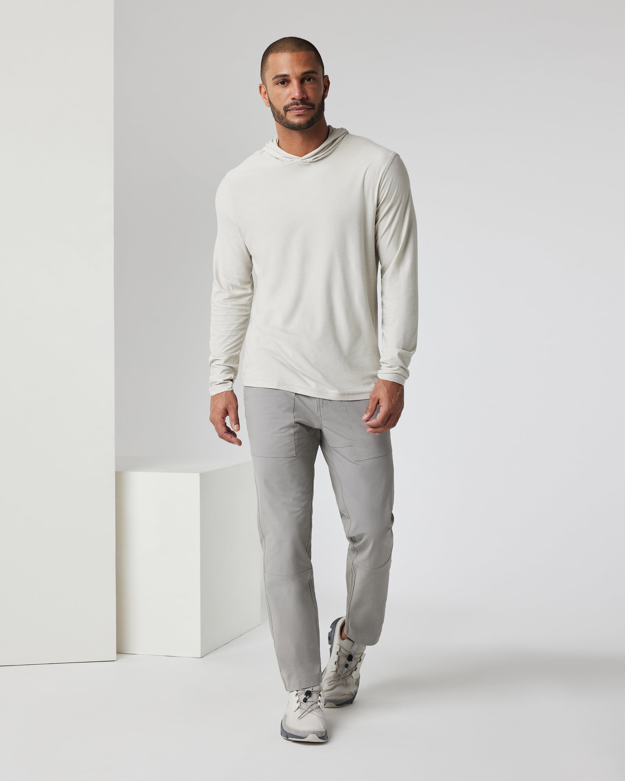 Strato Tech Hoodie | Salt Heather