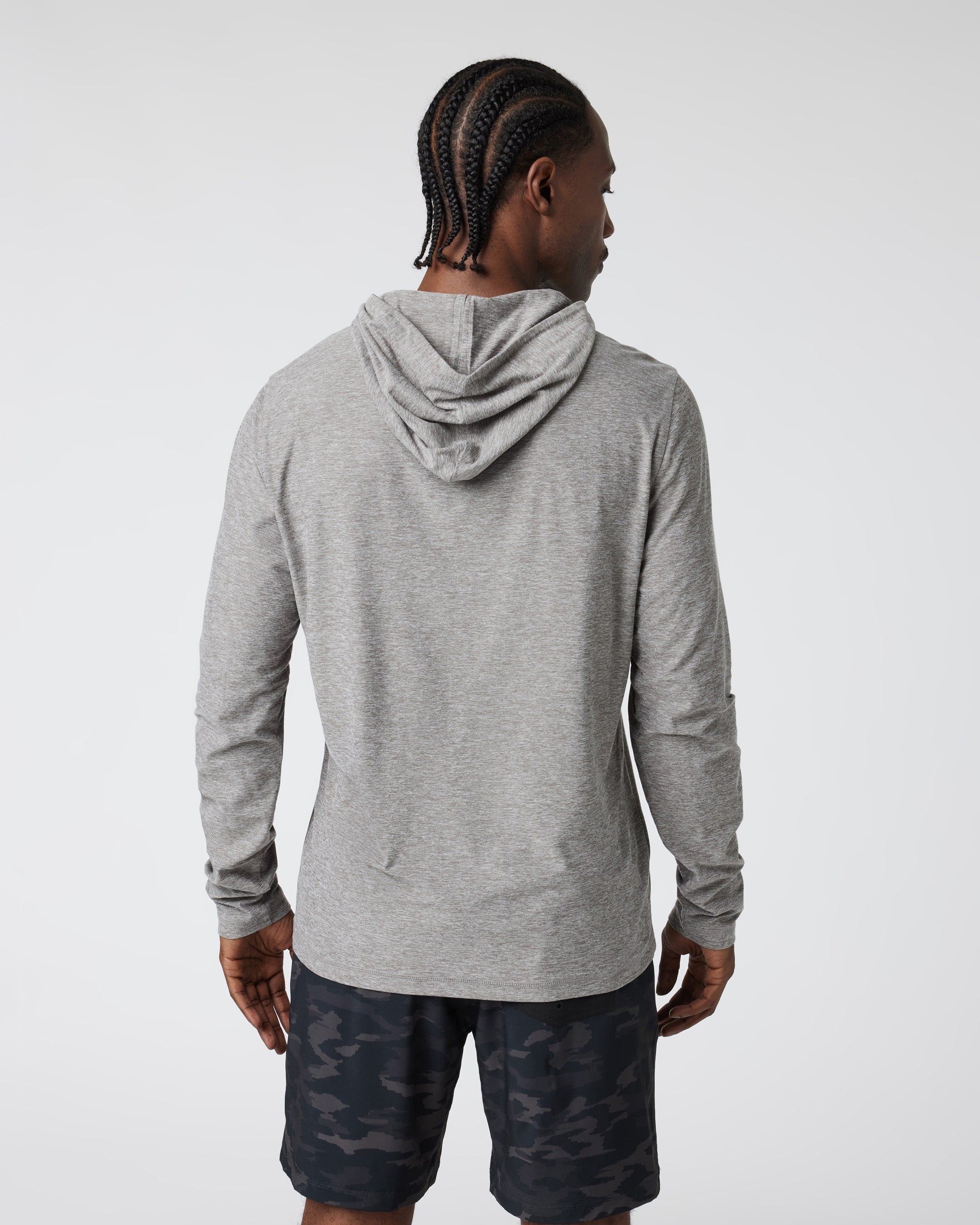 Strato Tech Hoodie | Heather Grey