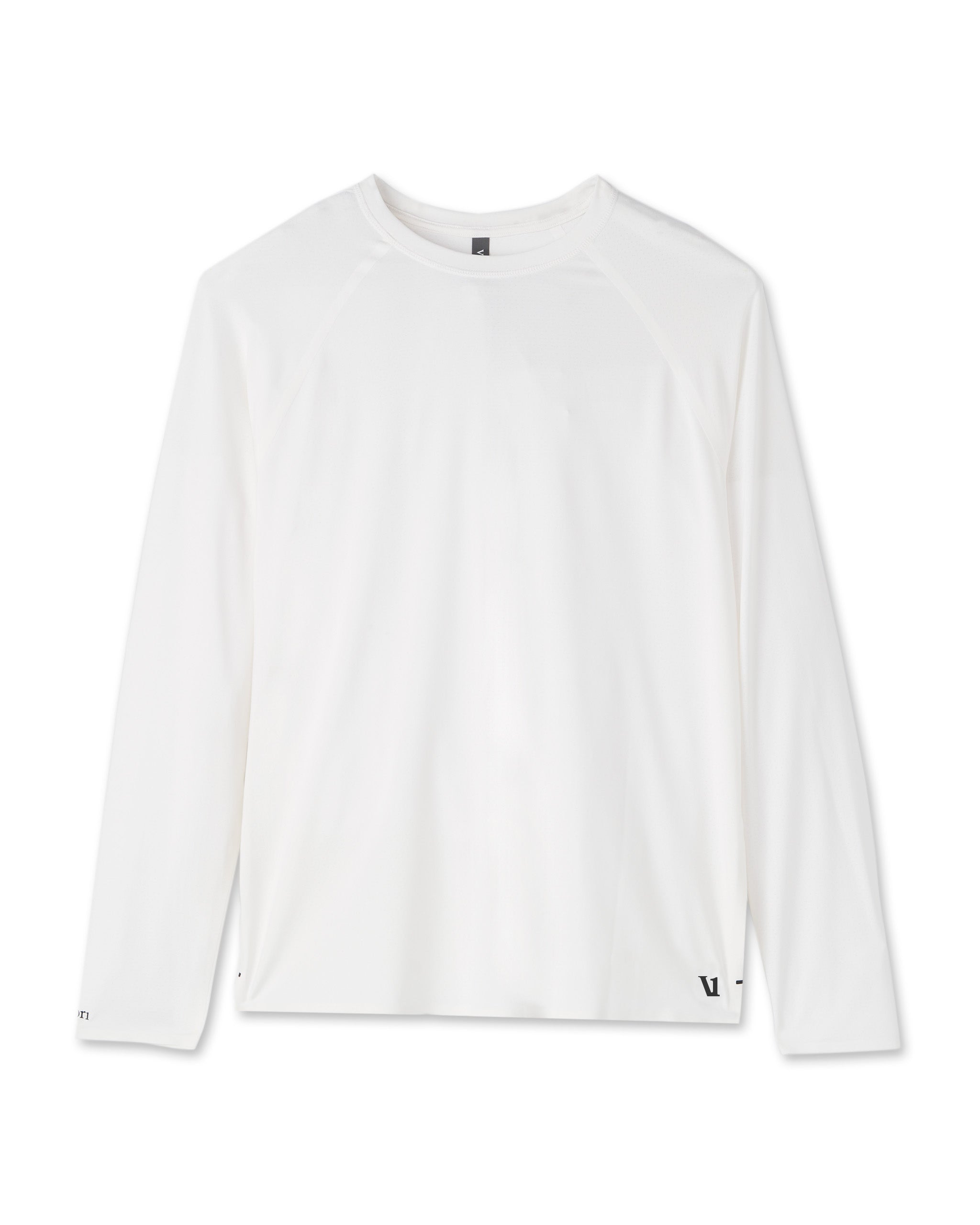 Long Sleeve Viewpoint Performance Tee | White
